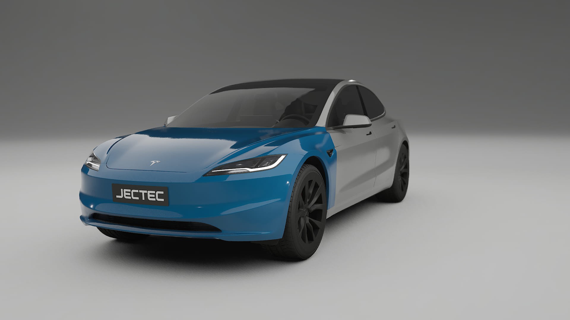 Tesla Model3 Highland Paint Protection Film | CrystalGuard TPU PPF Front Kit