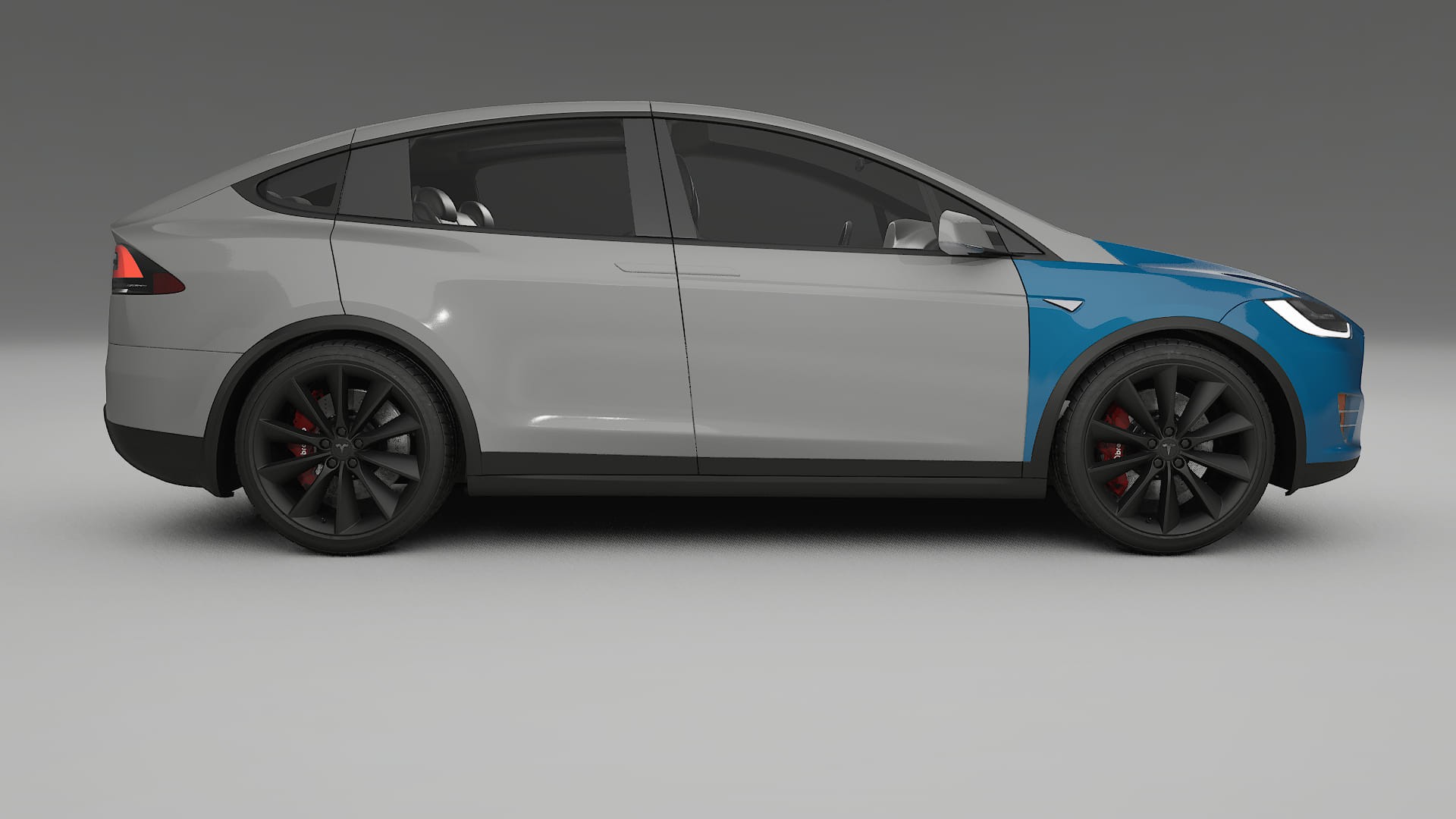 Tesla Model-X Lackschutzfolie | CrystalGuard Transparente TPU PPF Frontschutz Kit