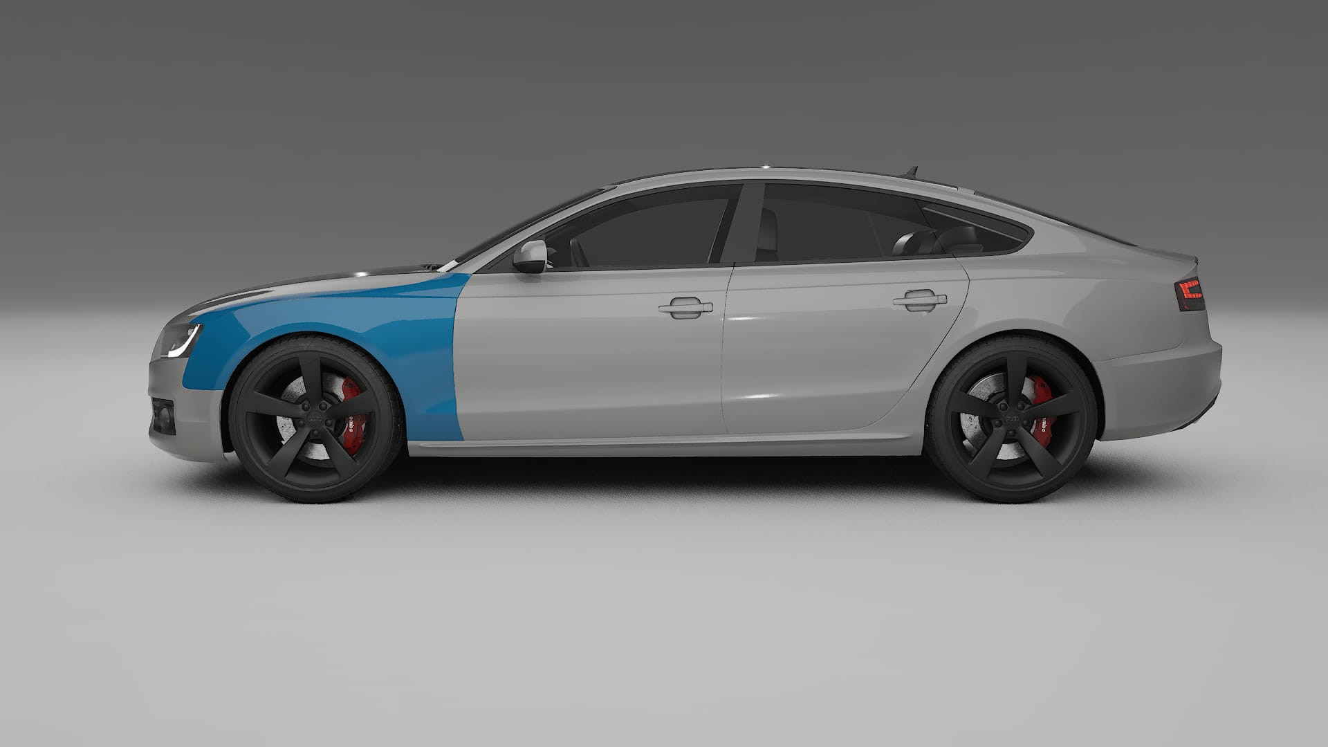 Audi A5 8T Sportback prefacelift Lackschutzfolie | CrystalGuard Transparente PPF Komplett-Vorgeschnittener Kit