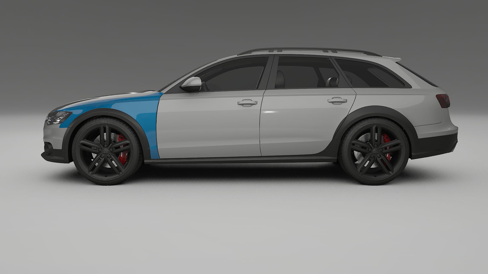 Audi A6 Allroad C7 prefacelift Lackschutzfolie | CrystalGuard Transparente PPF Komplett-Vorgeschnittener Kit