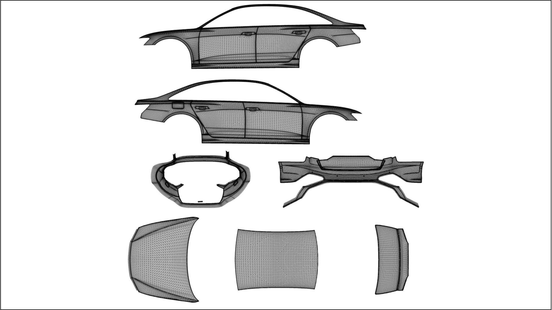 Audi A6 S-Line C8 Lackschutzfolie | CrystalGuard Transparente PPF Komplett-Vorgeschnittener Kit