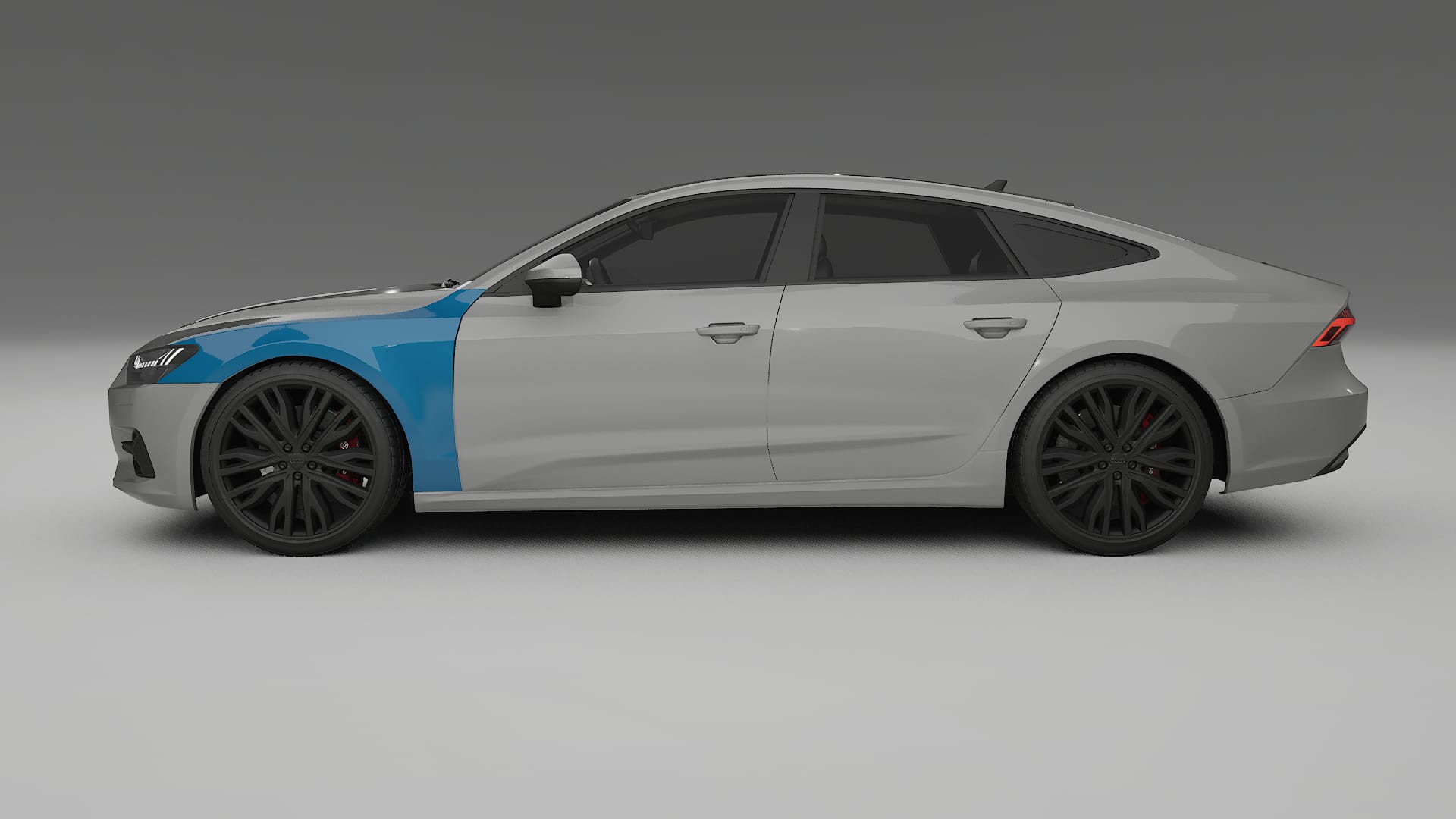 Audi A7 C8 Sportback prefacelift Paint Protection Film | CrystalGuard Transparent PPF Full Pre-Cut Kit