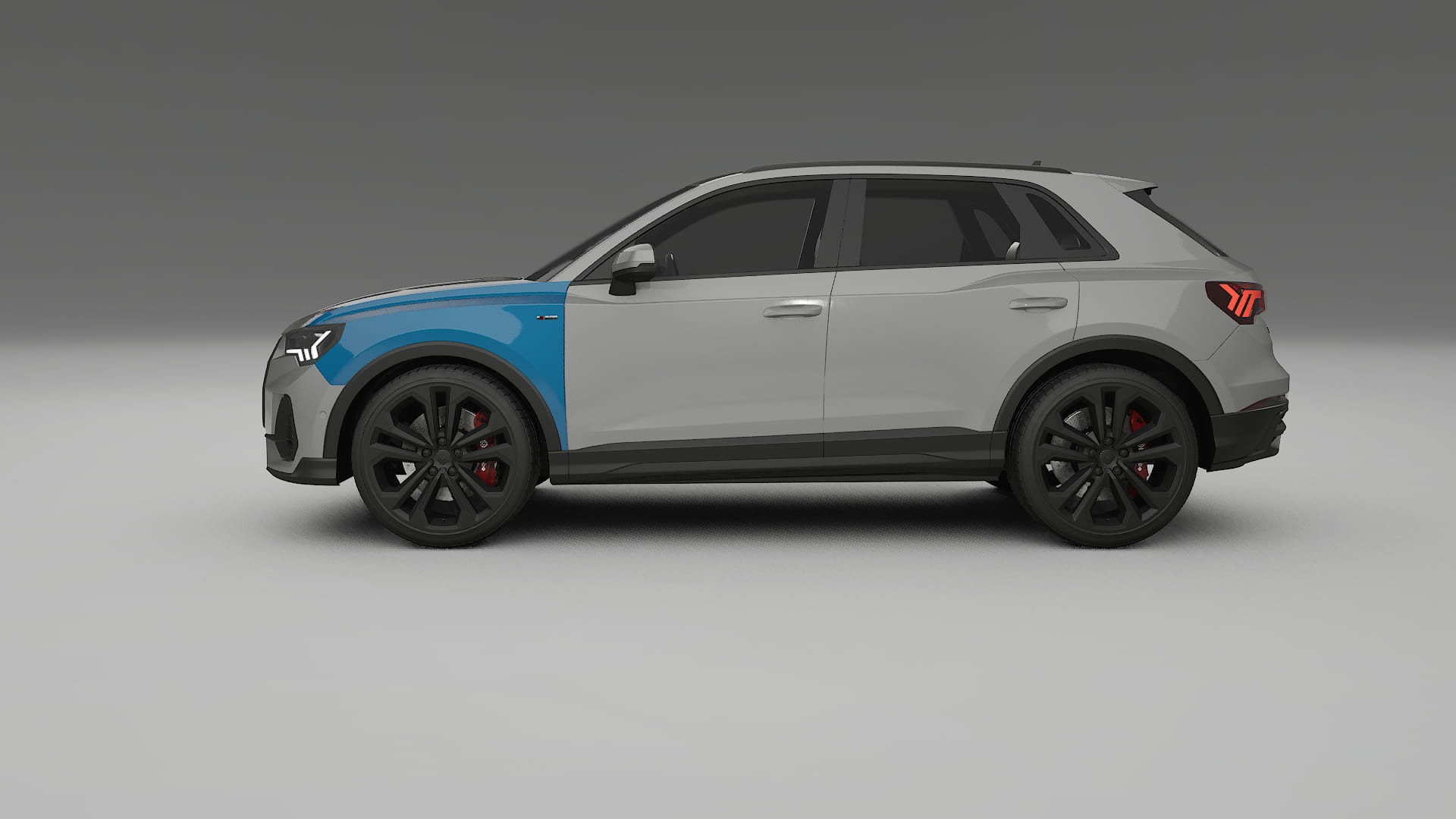 Audi Q3 S-Line F3 Lackschutzfolie | CrystalGuard Transparente PPF Komplett-Vorgeschnittener Kit