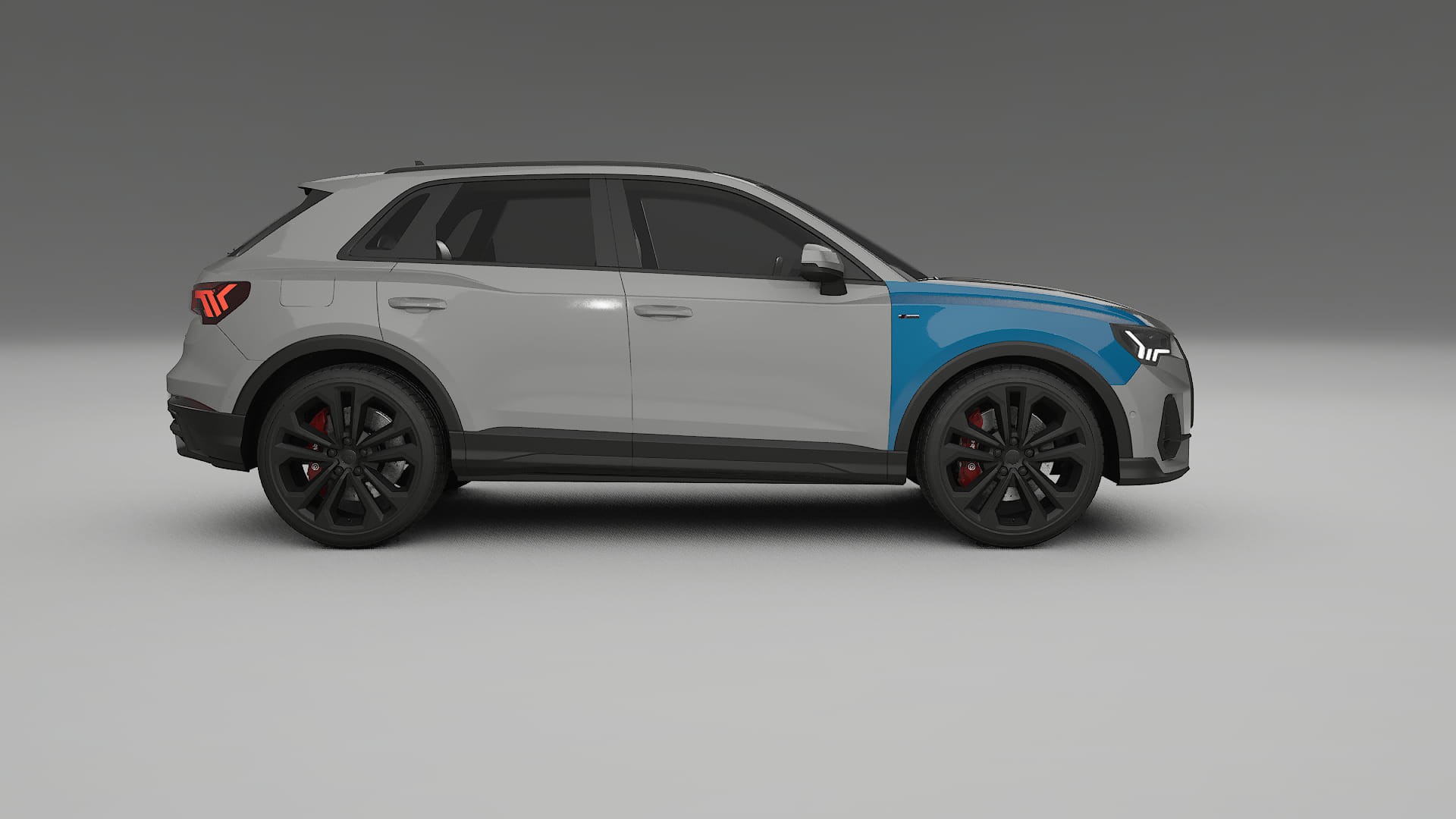 Audi Q3 S-Line F3 Lackschutzfolie | CrystalGuard Transparente PPF Komplett-Vorgeschnittener Kit