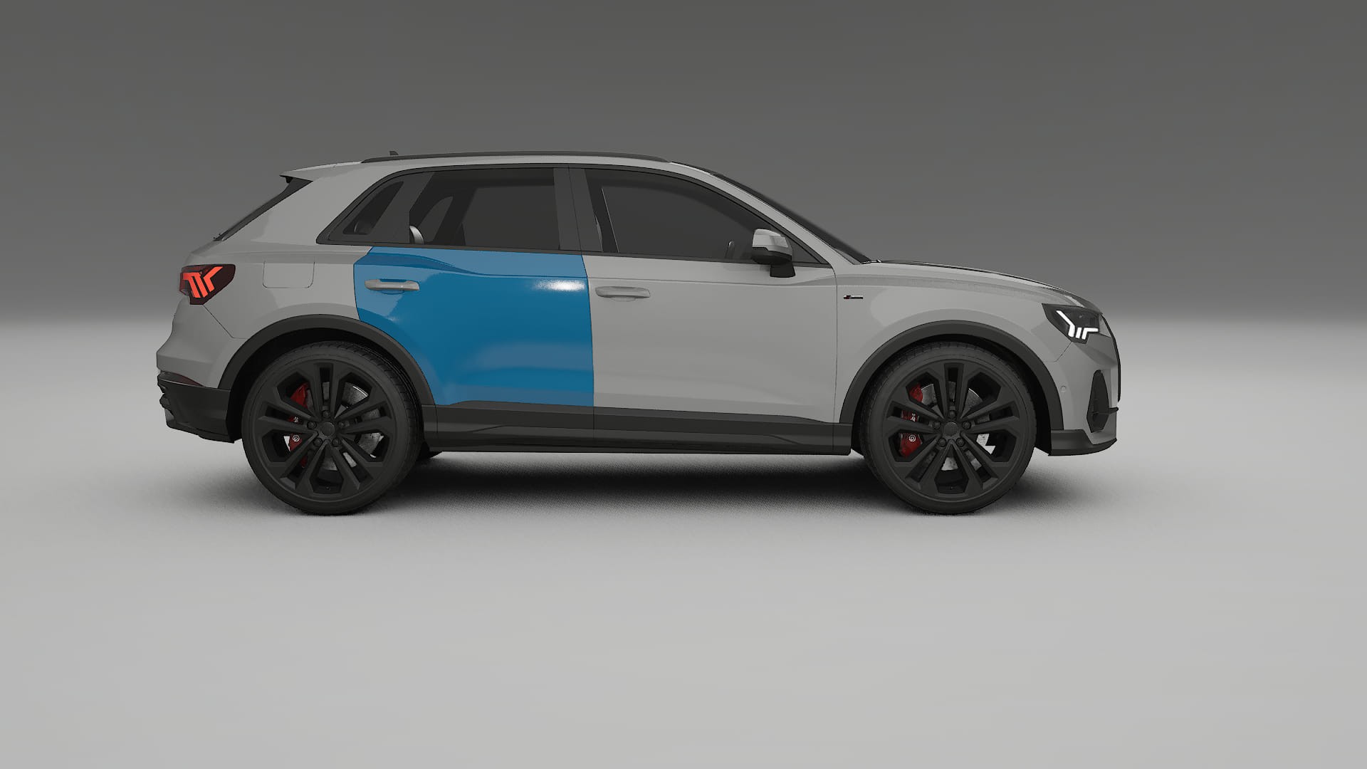 Audi Q3 S-Line F3 Lackschutzfolie | CrystalGuard Transparente PPF Komplett-Vorgeschnittener Kit