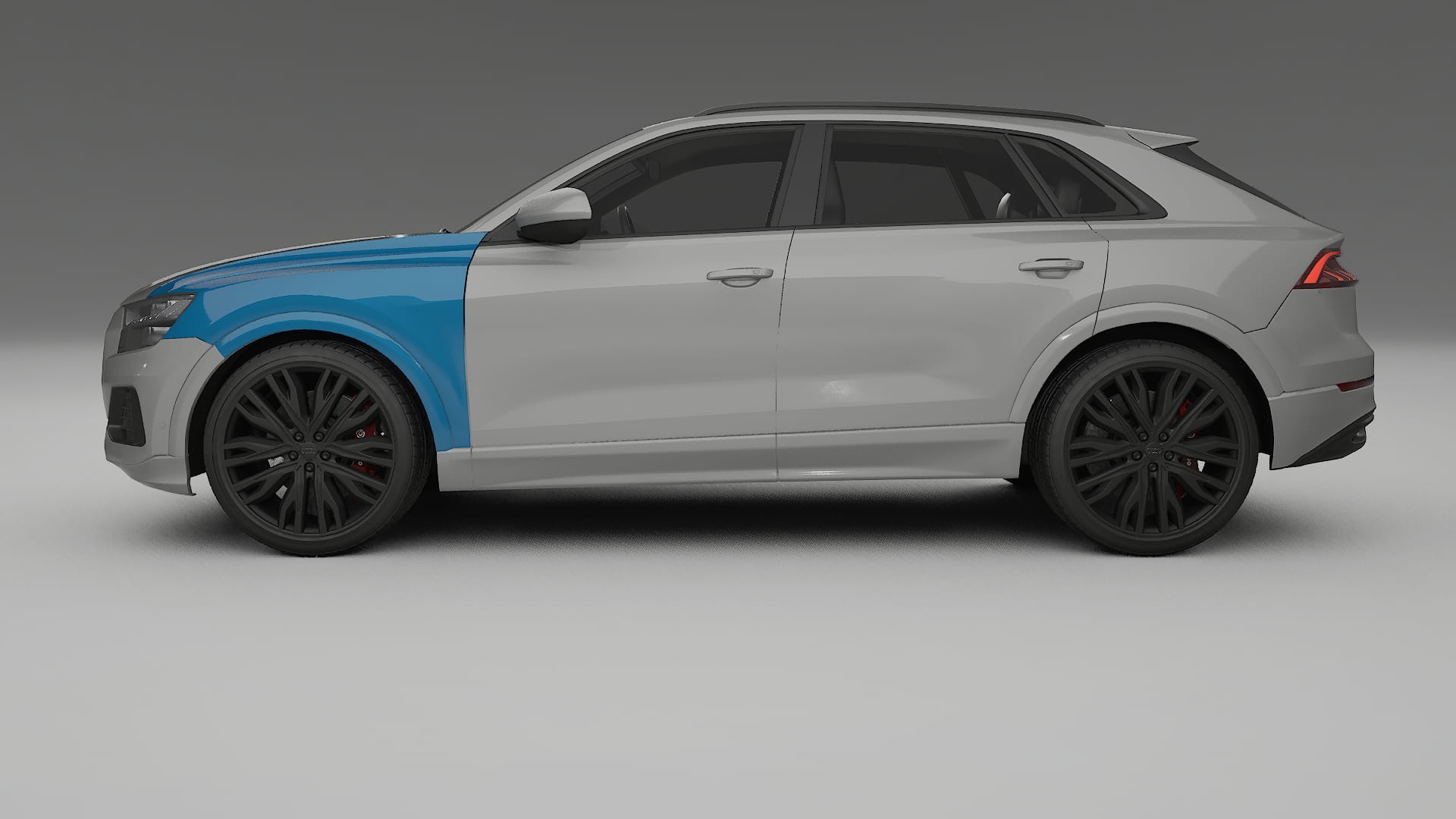 Audi Q8 F1 prefacelift Lackschutzfolie | CrystalGuard Transparente PPF Komplett-Vorgeschnittener Kit