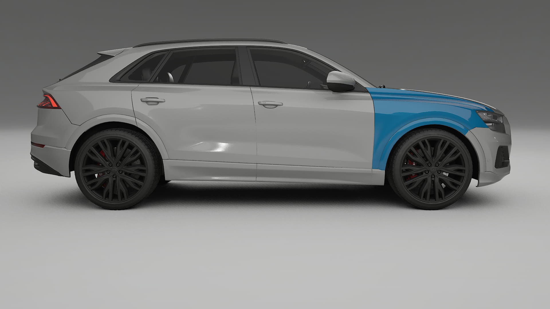 Audi Q8 F1 prefacelift Lackschutzfolie | CrystalGuard Transparente PPF Komplett-Vorgeschnittener Kit