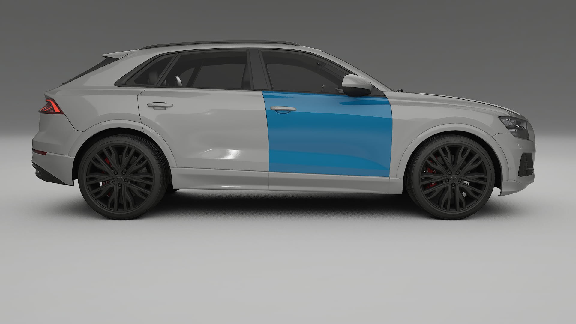 Audi Q8 F1 prefacelift Lackschutzfolie | CrystalGuard Transparente PPF Komplett-Vorgeschnittener Kit