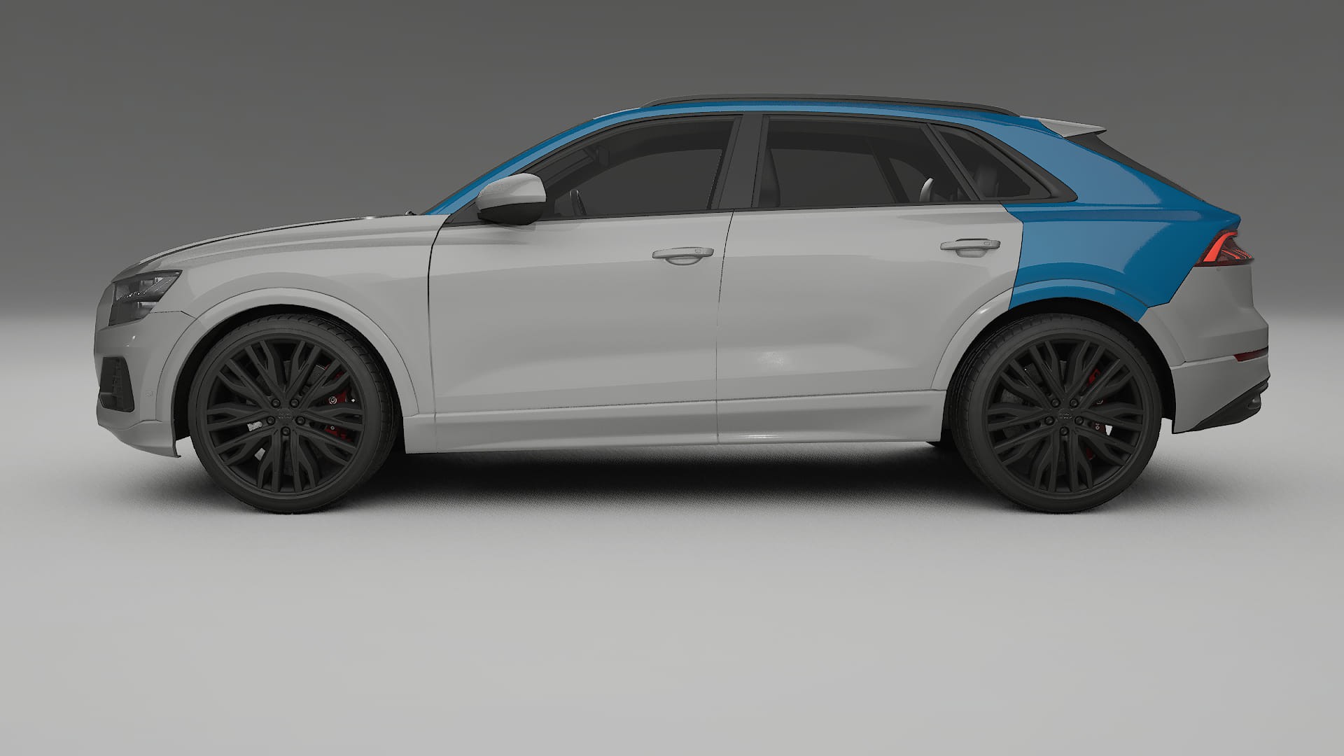 Audi Q8 F1 prefacelift Lackschutzfolie | CrystalGuard Transparente PPF Komplett-Vorgeschnittener Kit