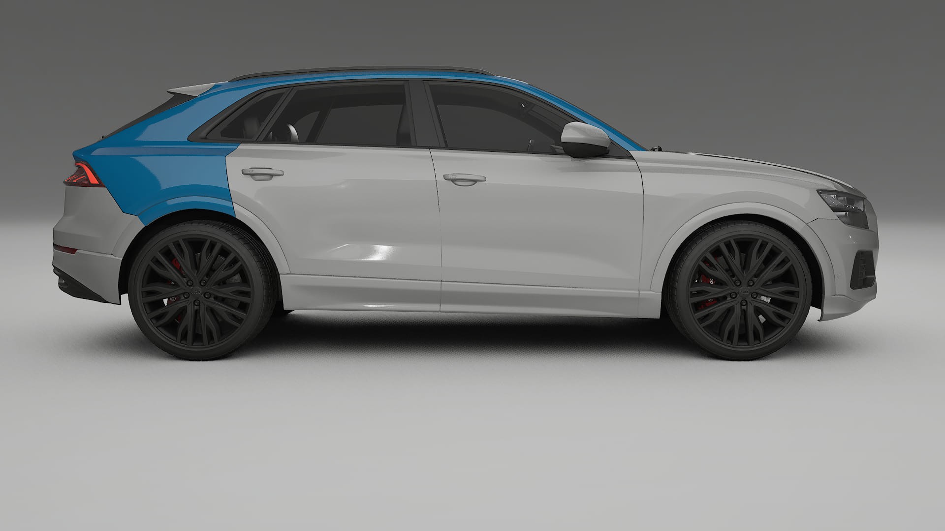 Audi Q8 F1 prefacelift Lackschutzfolie | CrystalGuard Transparente PPF Komplett-Vorgeschnittener Kit