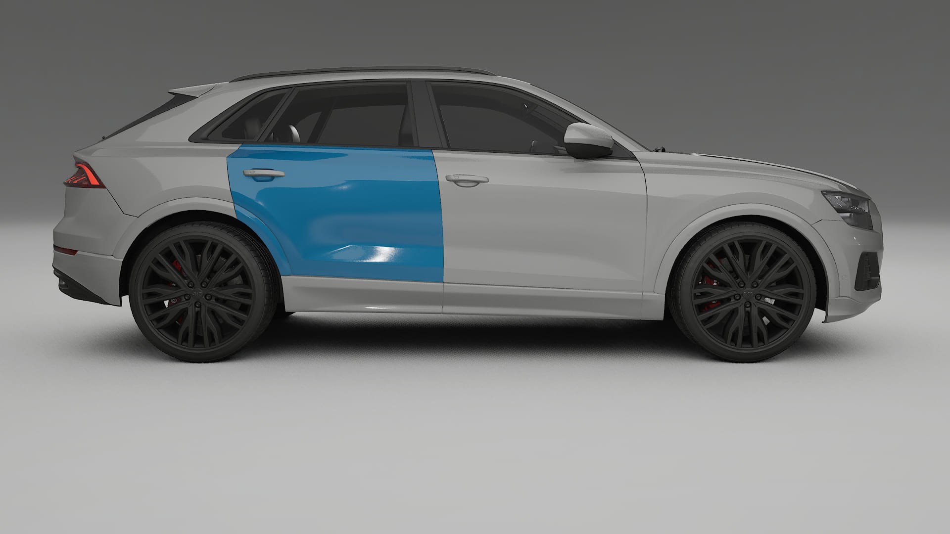 Audi Q8 F1 prefacelift Lackschutzfolie | CrystalGuard Transparente PPF Komplett-Vorgeschnittener Kit