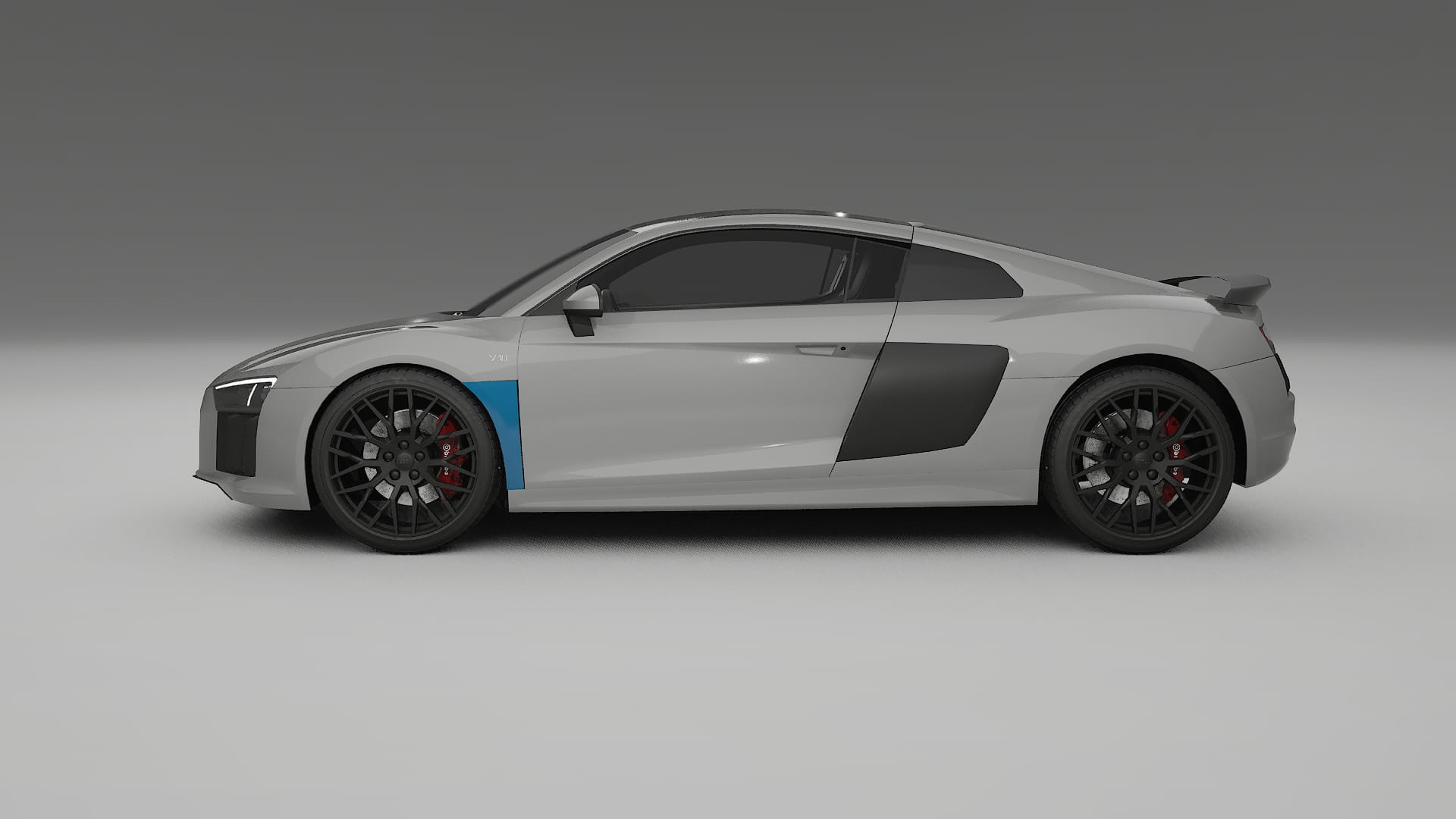 Audi R8 typ-4S prefacelift Paint Protection Film | CrystalGuard Transparent PPF Full Pre-Cut Kit