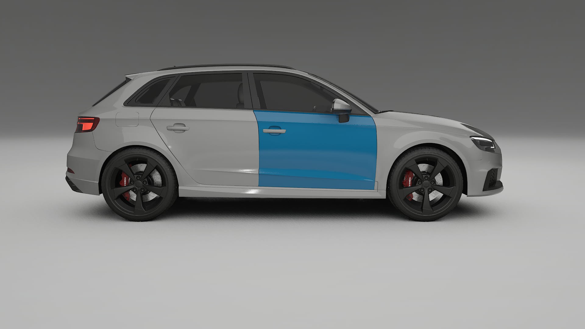 Audi RS3 Sportback 8V facelift Lackschutzfolie | CrystalGuard Transparente PPF Komplett-Vorgeschnittener Kit