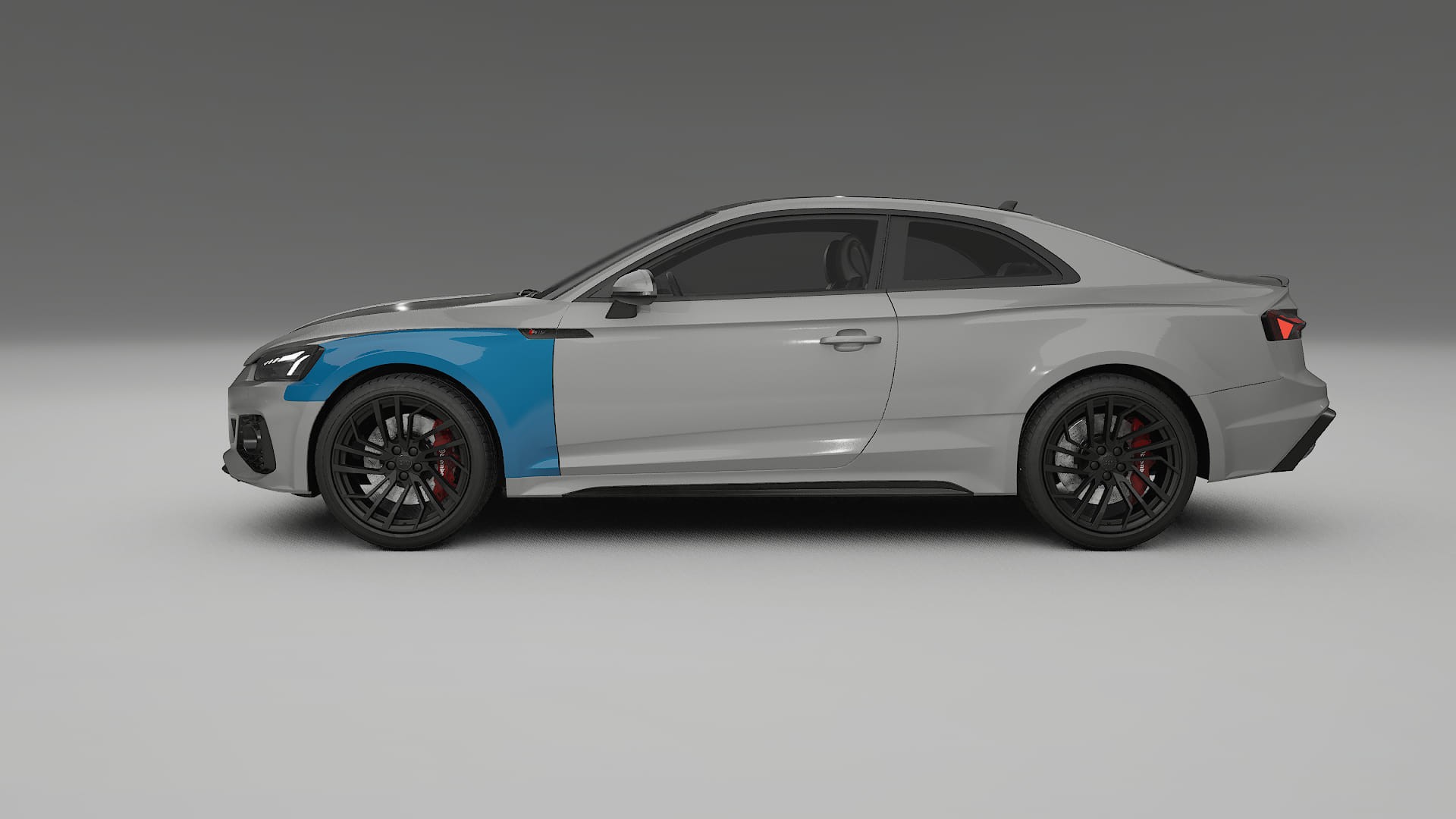 Audi RS5 coupe B9 facelift Lackschutzfolie | CrystalGuard Transparente PPF Komplett-Vorgeschnittener Kit