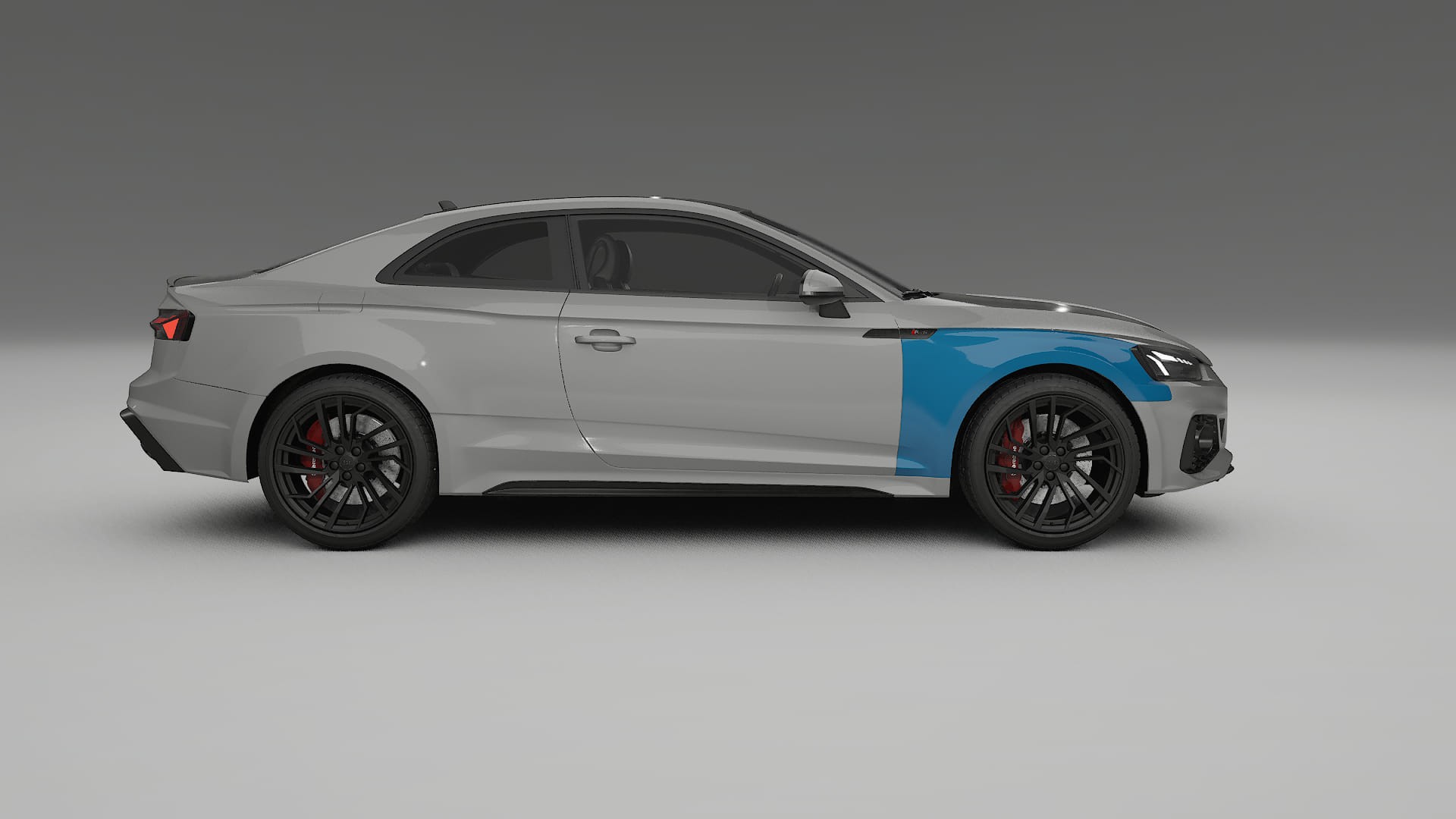 Audi RS5 coupe B9 facelift Lackschutzfolie | CrystalGuard Transparente PPF Komplett-Vorgeschnittener Kit