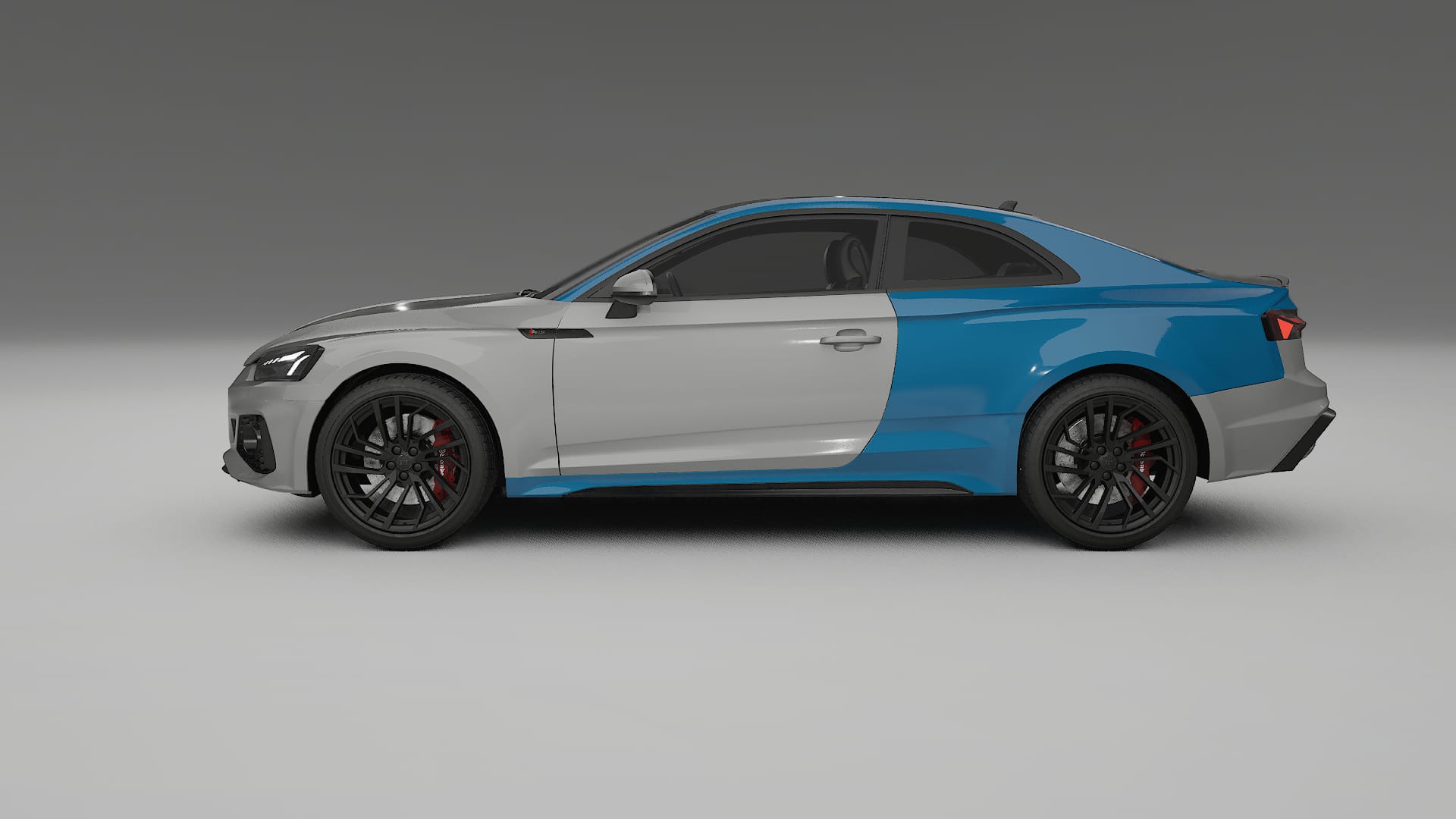 Audi RS5 Coupe B9 facelift Paint Protection Film | CrystalGuard Transparent PPF Full Pre-Cut Kit