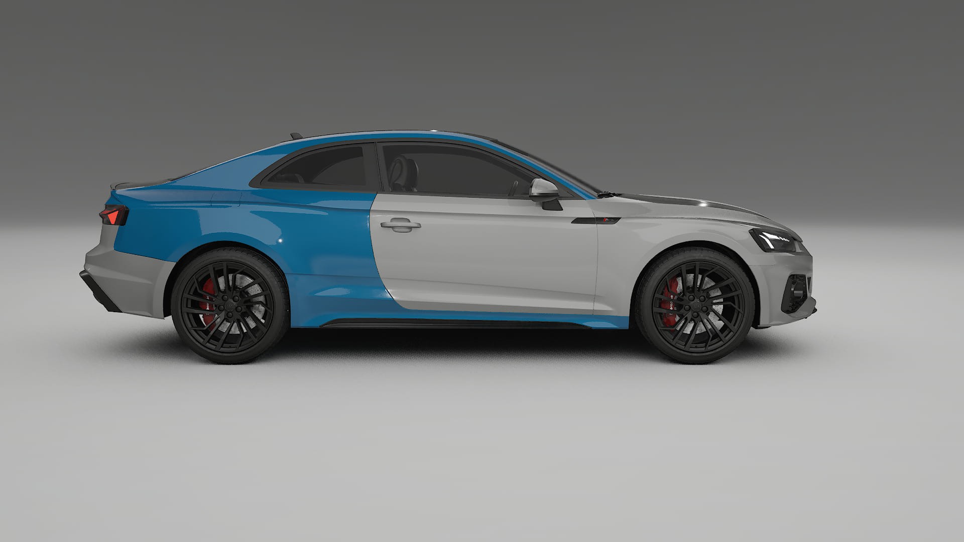 Audi RS5 coupe B9 facelift Lackschutzfolie | CrystalGuard Transparente PPF Komplett-Vorgeschnittener Kit