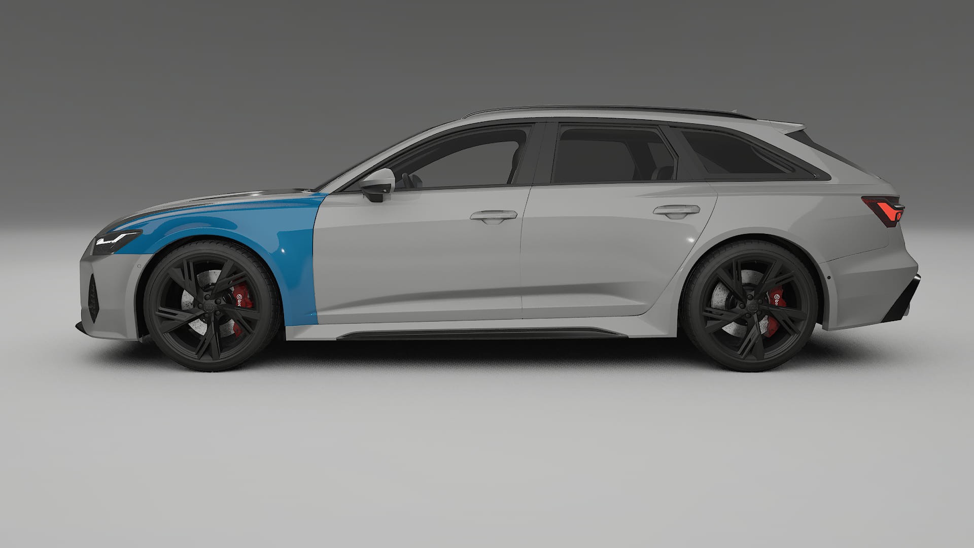 Audi RS6 Avant C8 facelift Lackschutzfolie | CrystalGuard Transparente PPF Komplett-Vorgeschnittener Kit