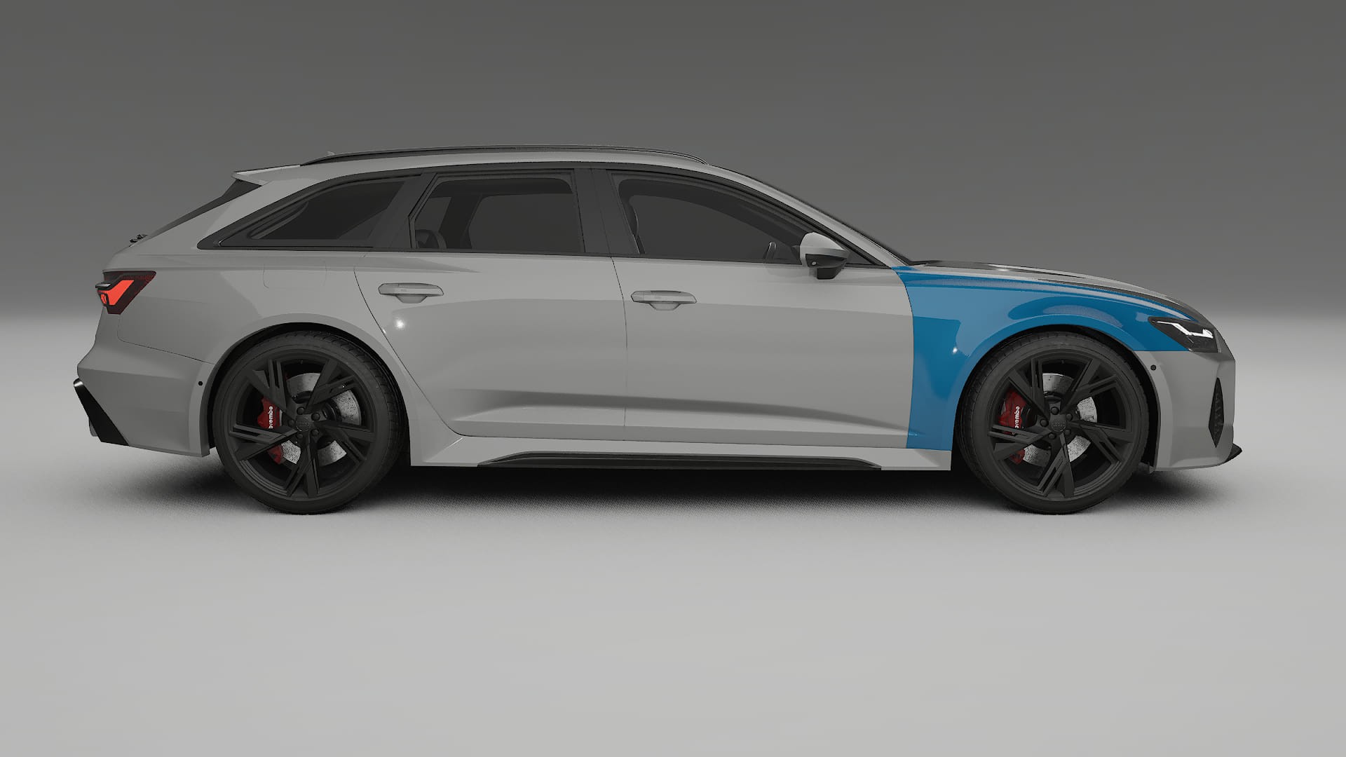 Audi RS6 Avant C8 facelift Lackschutzfolie | CrystalGuard Transparente PPF Komplett-Vorgeschnittener Kit