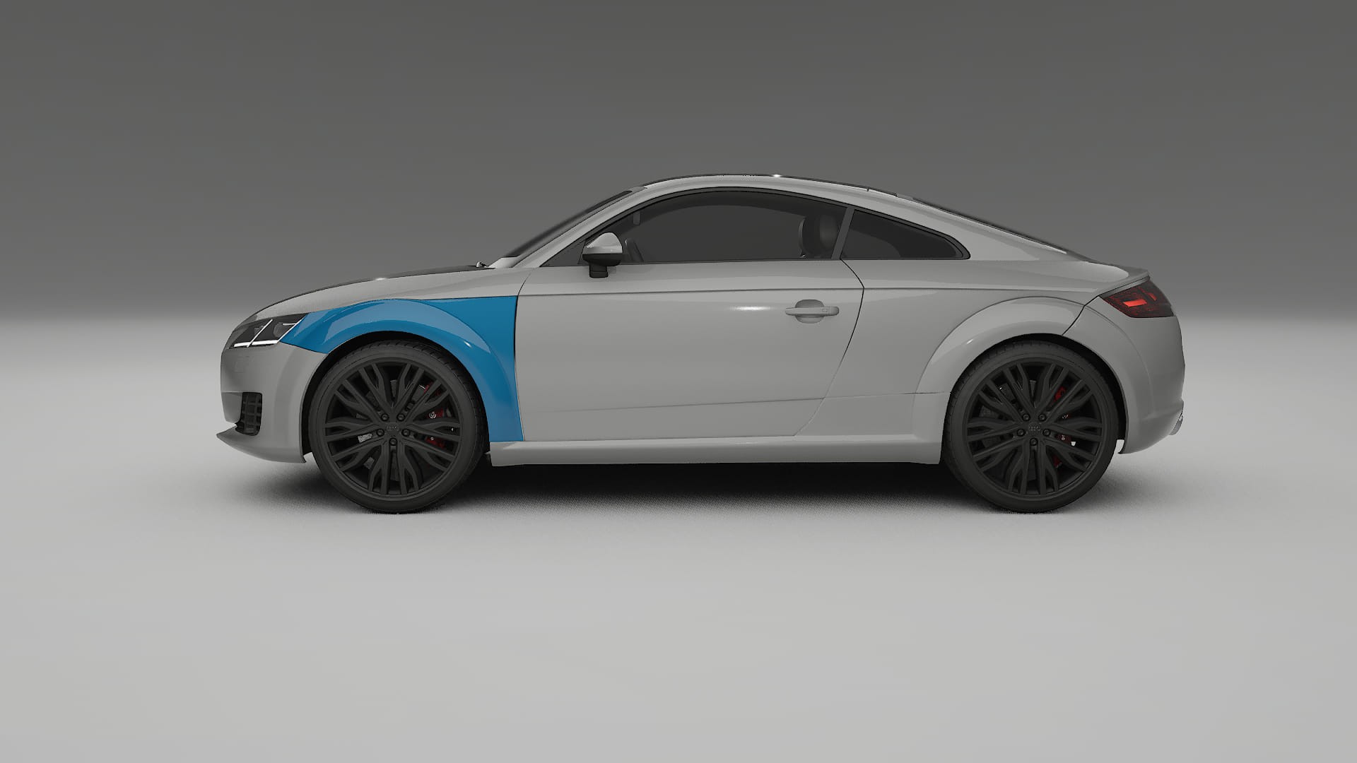 Audi TT coupe 8S prefacelift Lackschutzfolie | CrystalGuard Transparente PPF Komplett-Vorgeschnittener Kit