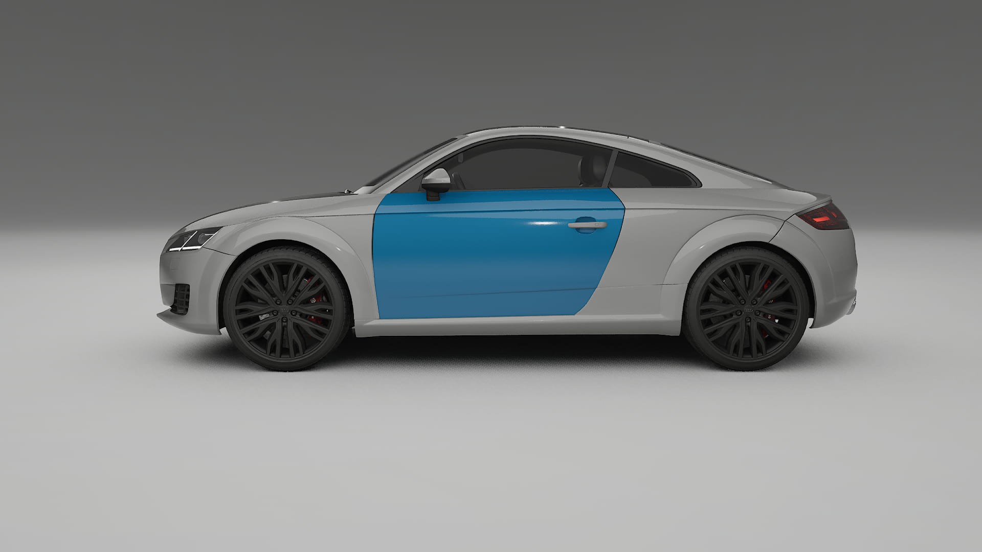 Audi TT coupe 8S prefacelift Lackschutzfolie | CrystalGuard Transparente PPF Komplett-Vorgeschnittener Kit