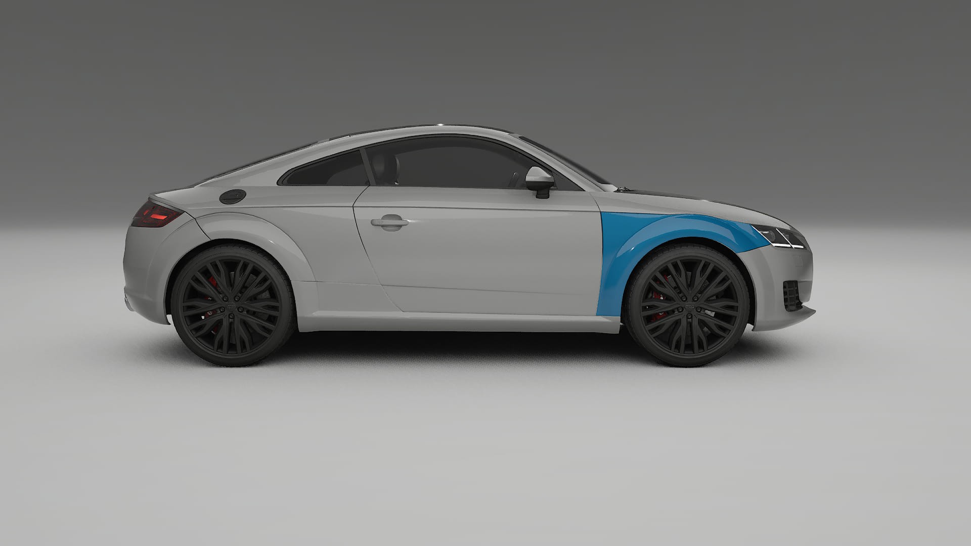 Audi TT Coupe 8S prefacelift Paint Protection Film | CrystalGuard Transparent PPF Full Pre-Cut Kit