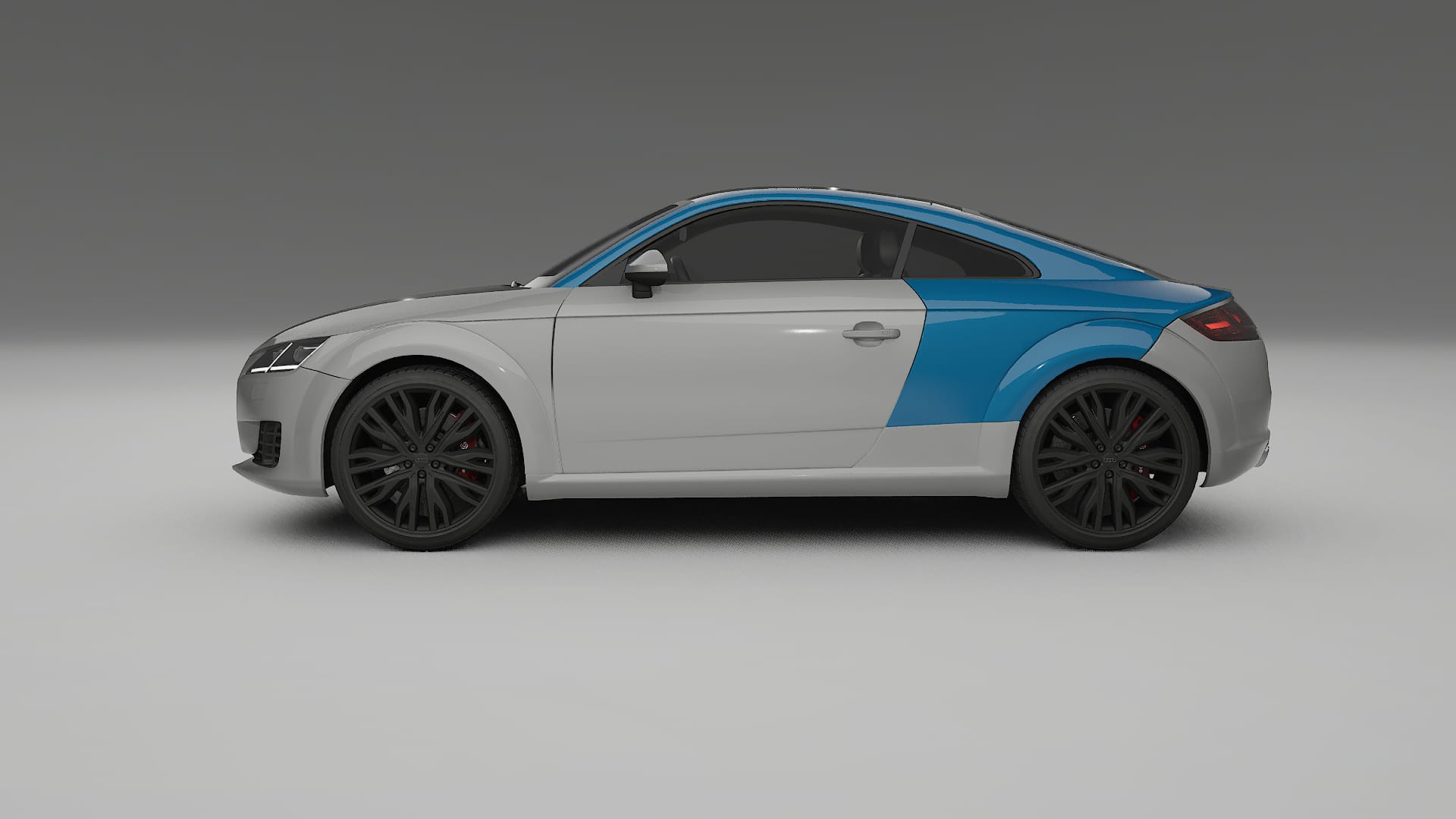 Audi TT coupe 8S prefacelift Lackschutzfolie | CrystalGuard Transparente PPF Komplett-Vorgeschnittener Kit