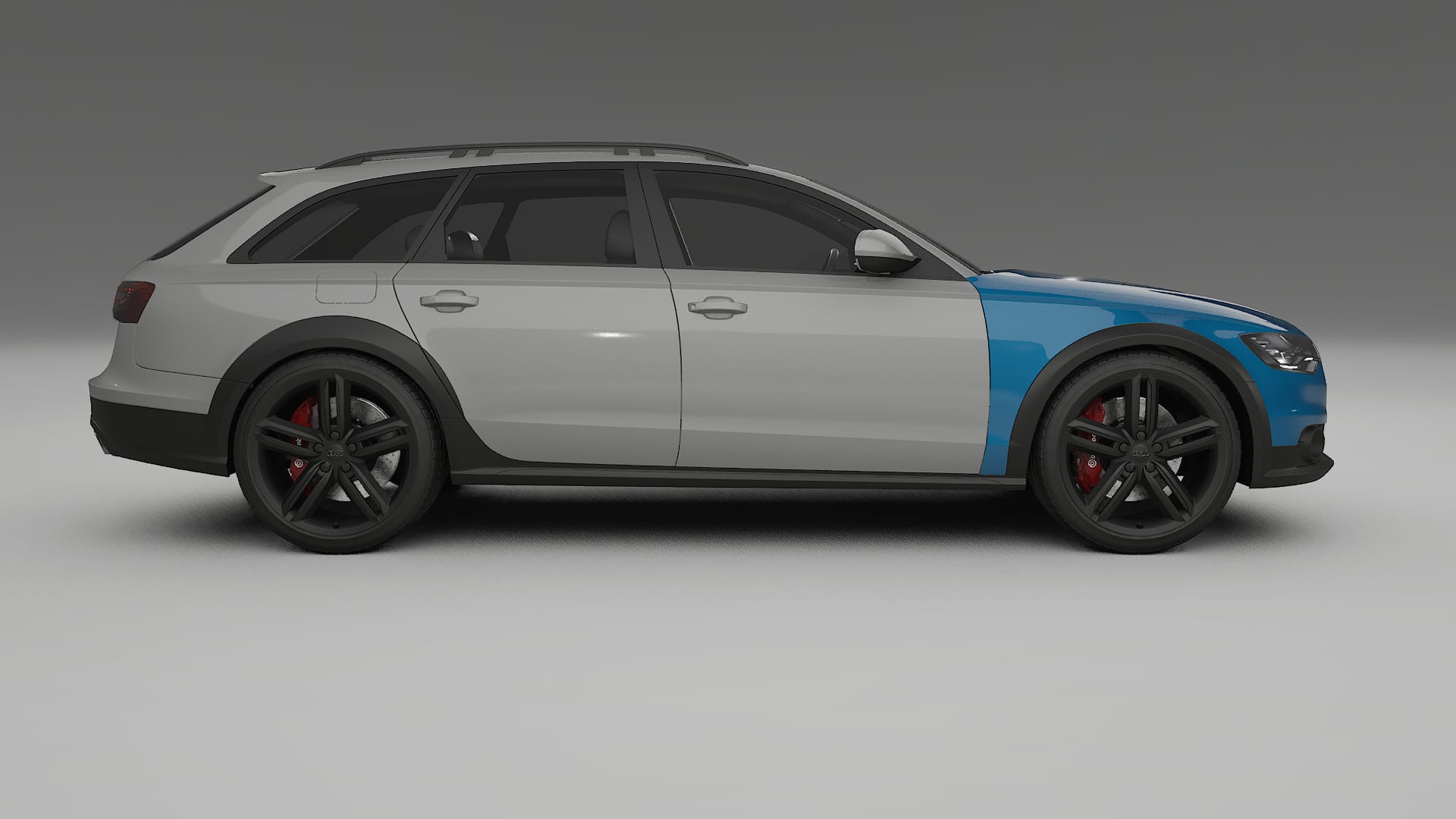 Audi A6 Allroad C7 prefacelift pre-LCI Lackschutzfolie | CrystalGuard Transparente TPU PPF Frontschutz Kit 2