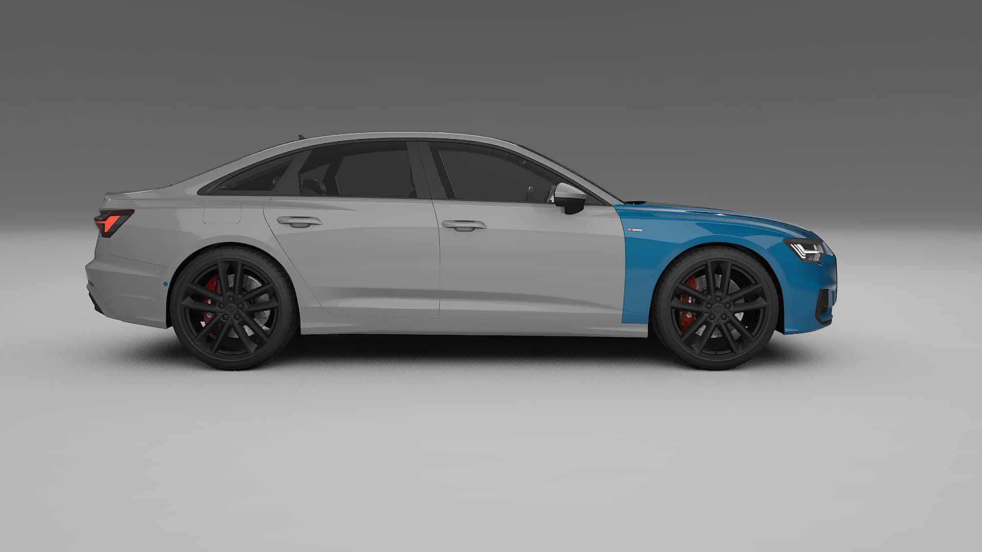 Audi A6 S-Line C8 Lackschutzfolie | CrystalGuard Transparente TPU PPF Frontschutz Kit 2