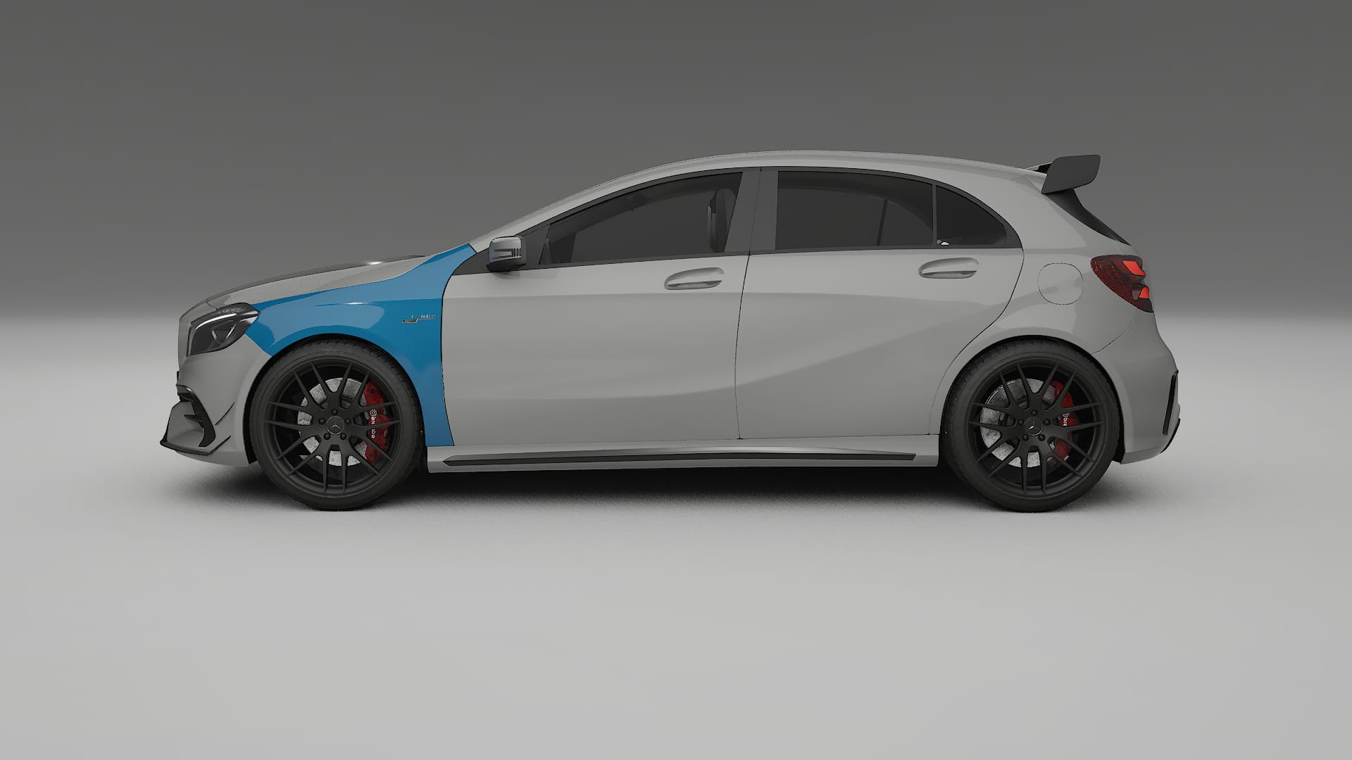 Mercedes A45 AMG W176 Paint Protection Film | CrystalGuard Transparent PPF Full Pre-Cut Kit