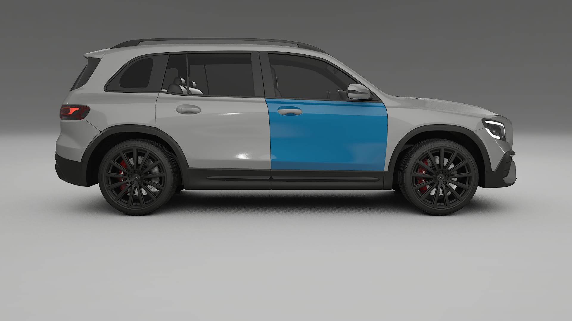 Mercedes AMG GLB Lackschutzfolie | CrystalGuard Transparente PPF Komplett-Vorgeschnittener Kit