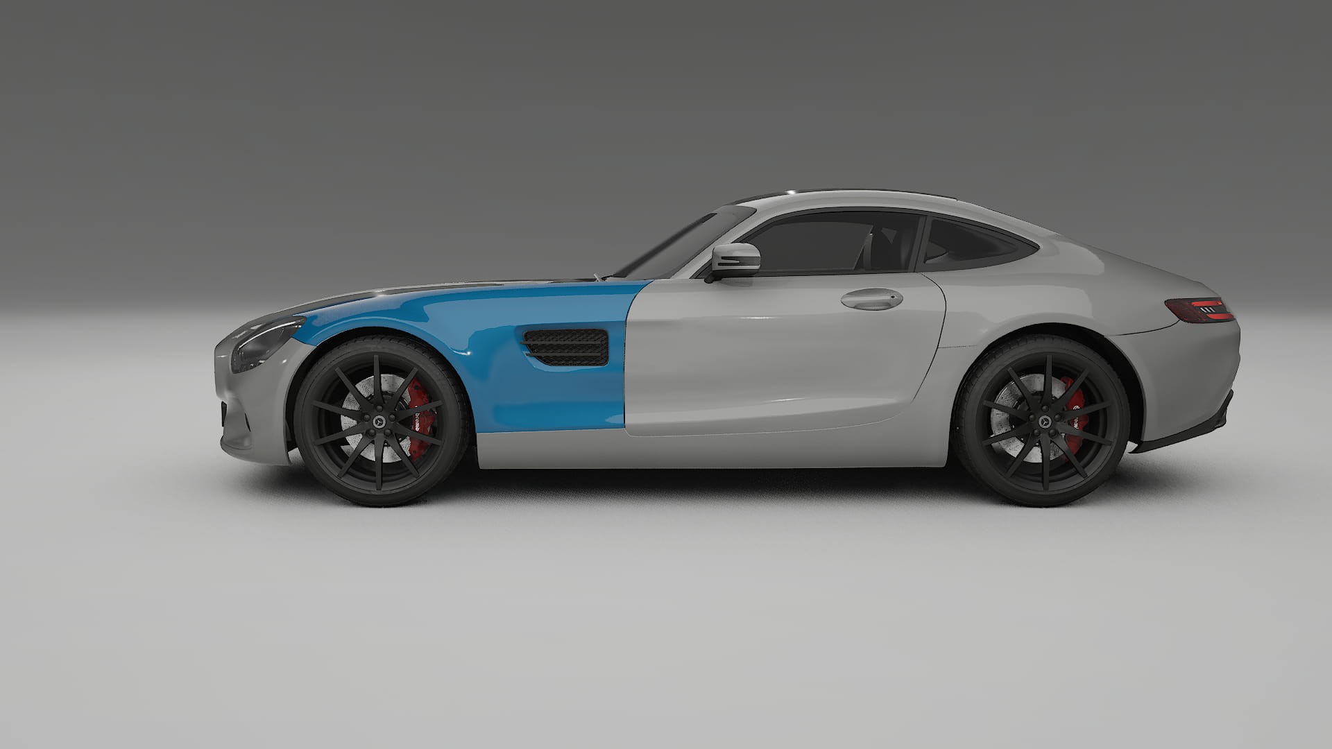Mercedes AMG GT C190 coupe Lackschutzfolie | CrystalGuard Transparente PPF Komplett-Vorgeschnittener Kit
