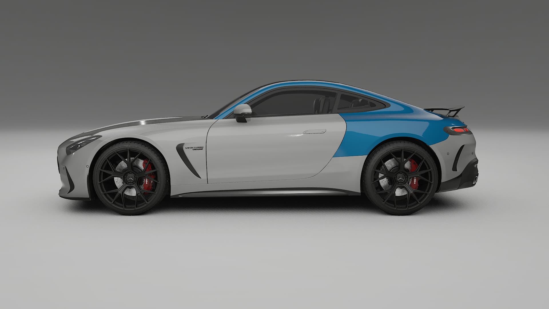 Mercedes AMG GT Coupe C192 Paint Protection Film | CrystalGuard Transparent PPF Full Pre-Cut Kit