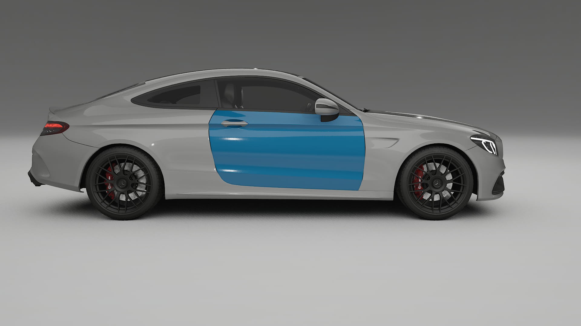 Mercedes C63 AMG W205 coupe Lackschutzfolie | CrystalGuard Transparente PPF Komplett-Vorgeschnittener Kit