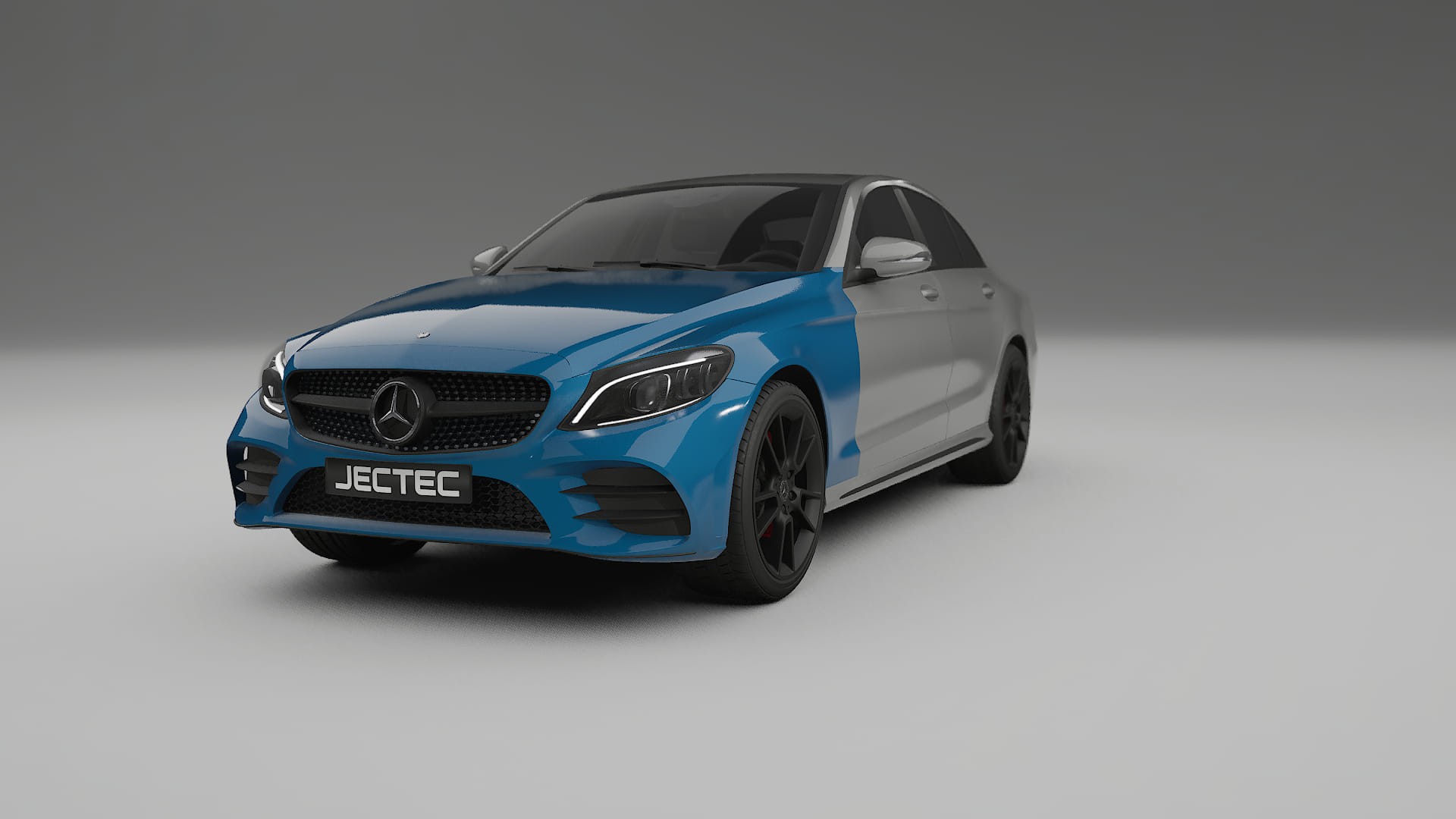 Mercedes C-class W205 AMG limousine Lackschutzfolie | CrystalGuard Transparente PPF Komplett-Vorgeschnittener Kit