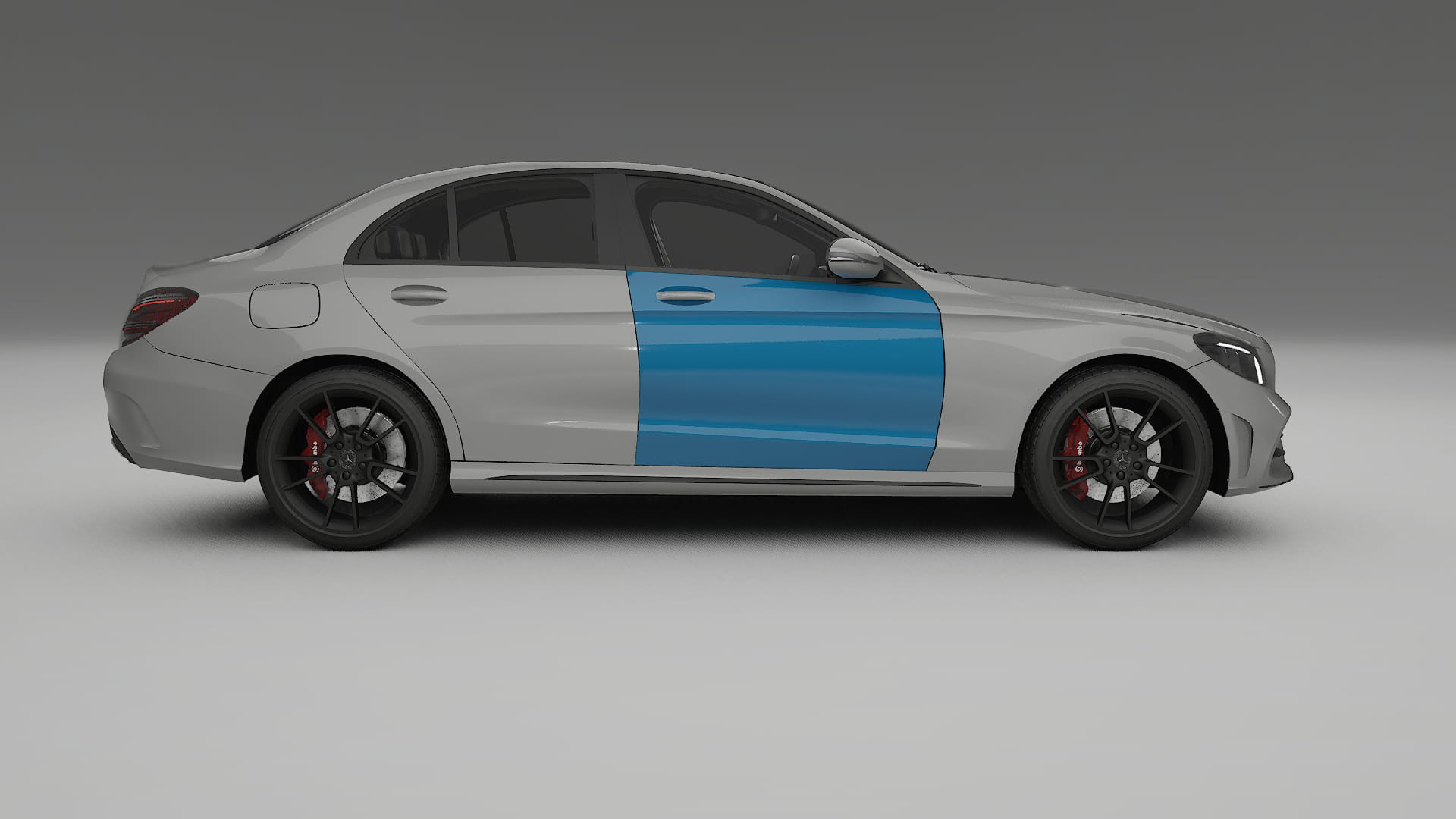 Mercedes C-Class W206 Paint Protection Film | CrystalGuard Transparent PPF Full Pre-Cut Kit