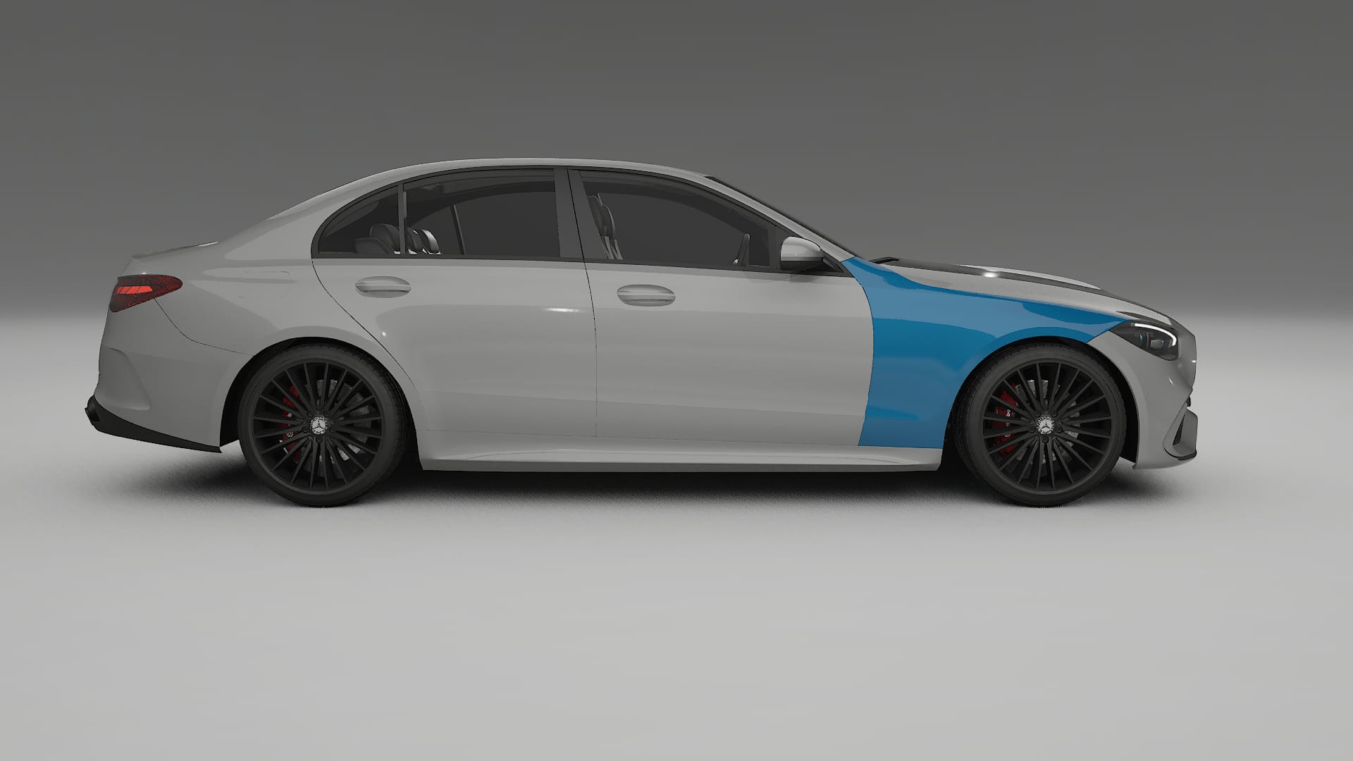 Mercedes C-class W206 Lackschutzfolie | CrystalGuard Transparente PPF Komplett-Vorgeschnittener Kit