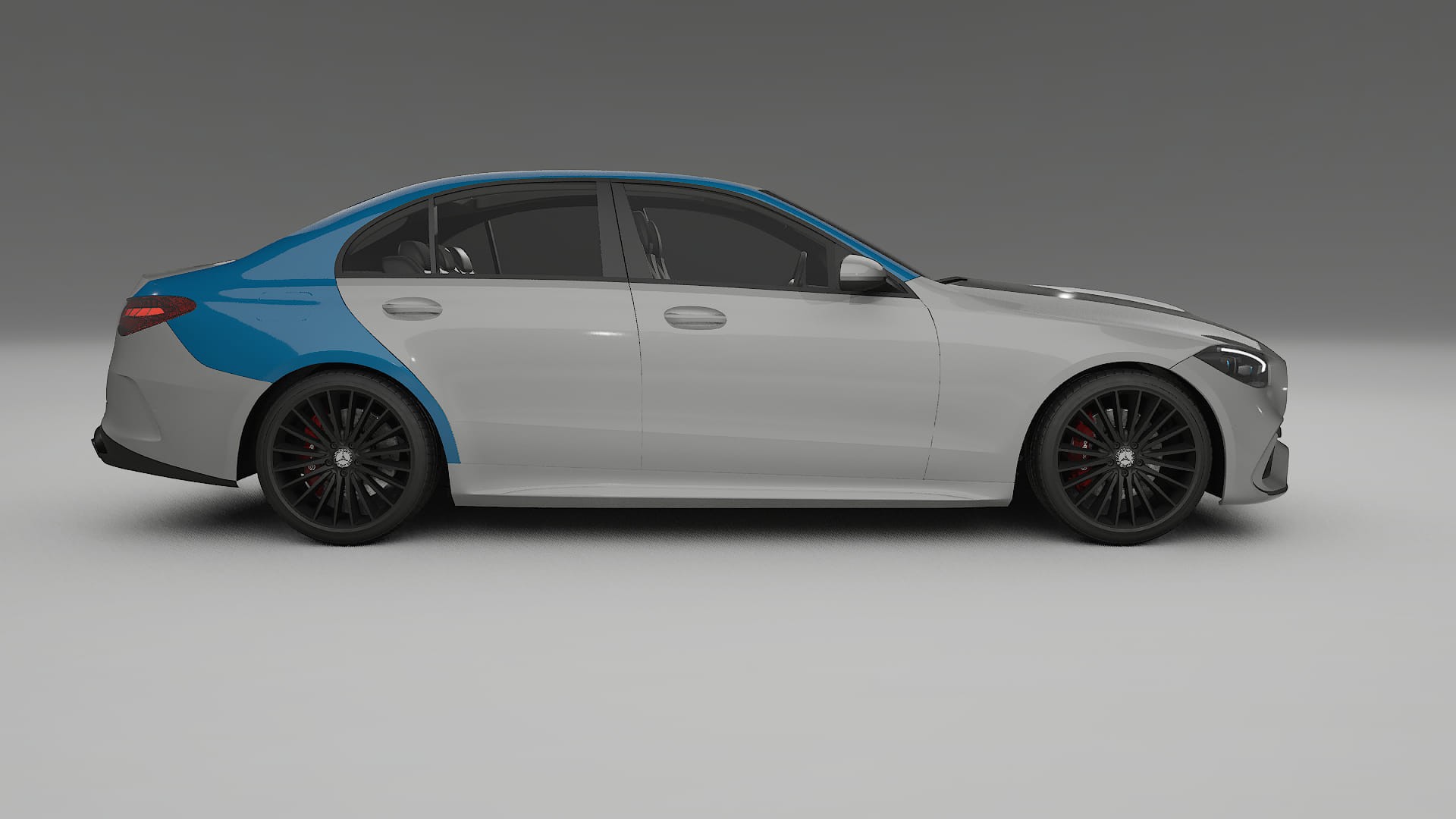 Mercedes C-class W206 Lackschutzfolie | CrystalGuard Transparente PPF Komplett-Vorgeschnittener Kit