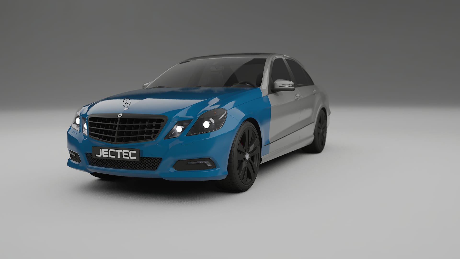 Mercedes E-Class Sedan W212 Prefacelift Paint Protection Film | CrystalGuard Transparent PPF Full Pre-Cut Kit 2