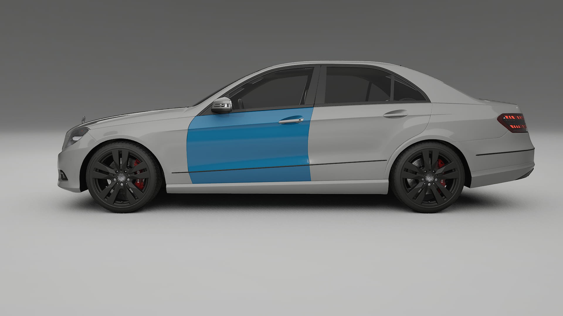 Mercedes E-Class Sedan W212 Prefacelift Paint Protection Film | CrystalGuard Transparent PPF Full Pre-Cut Kit