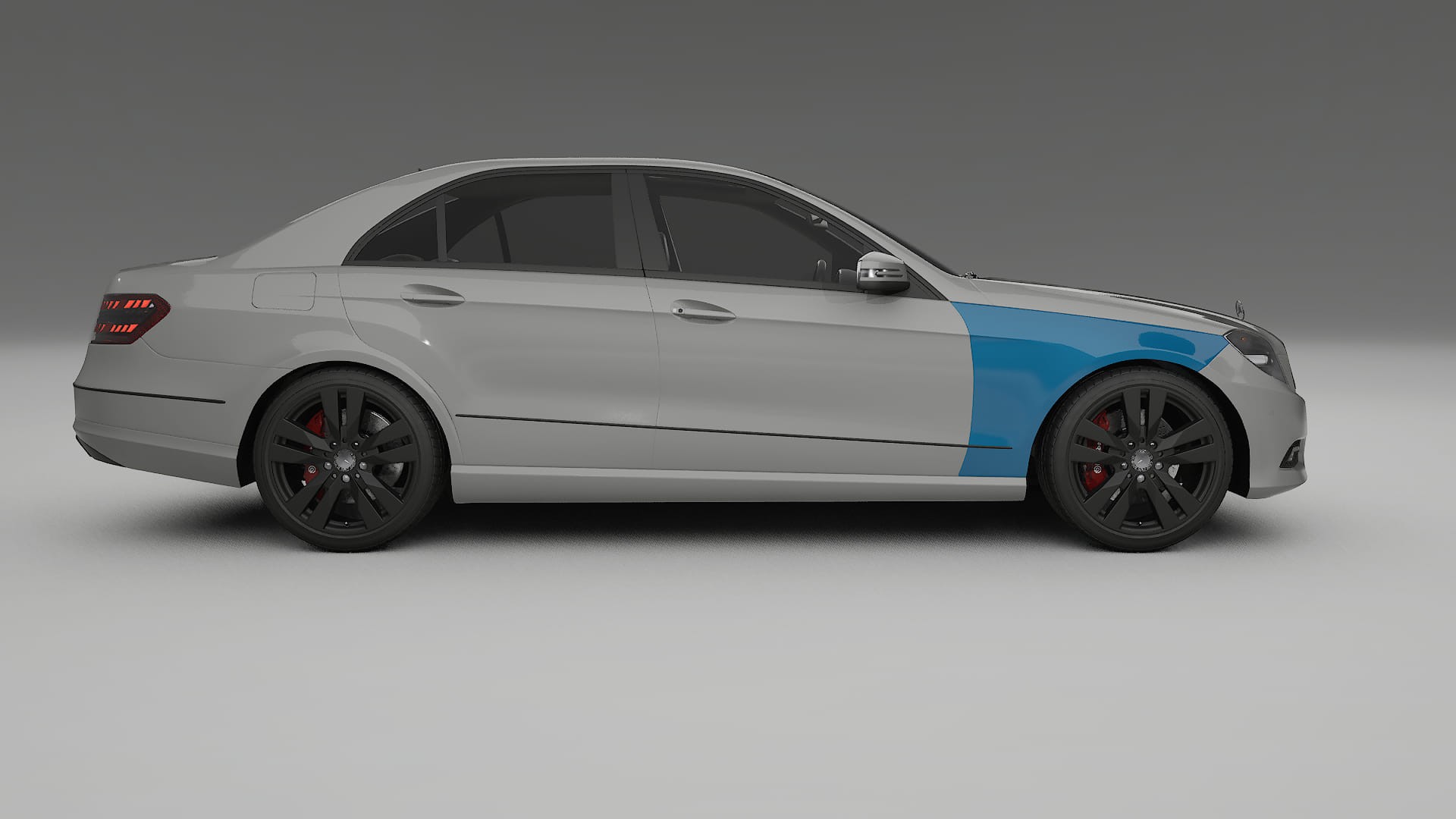 Mercedes E-Class Sedan W212 Prefacelift Paint Protection Film | CrystalGuard Transparent PPF Full Pre-Cut Kit