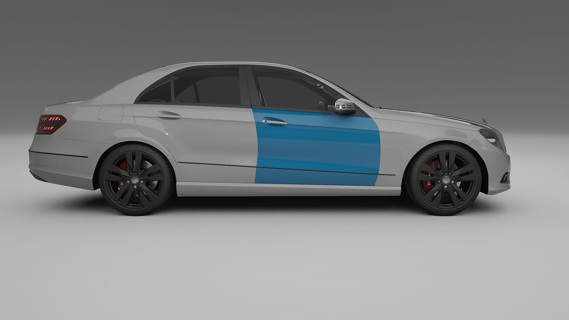 Mercedes E-Class Sedan W212 Prefacelift Paint Protection Film | CrystalGuard Transparent PPF Full Pre-Cut Kit