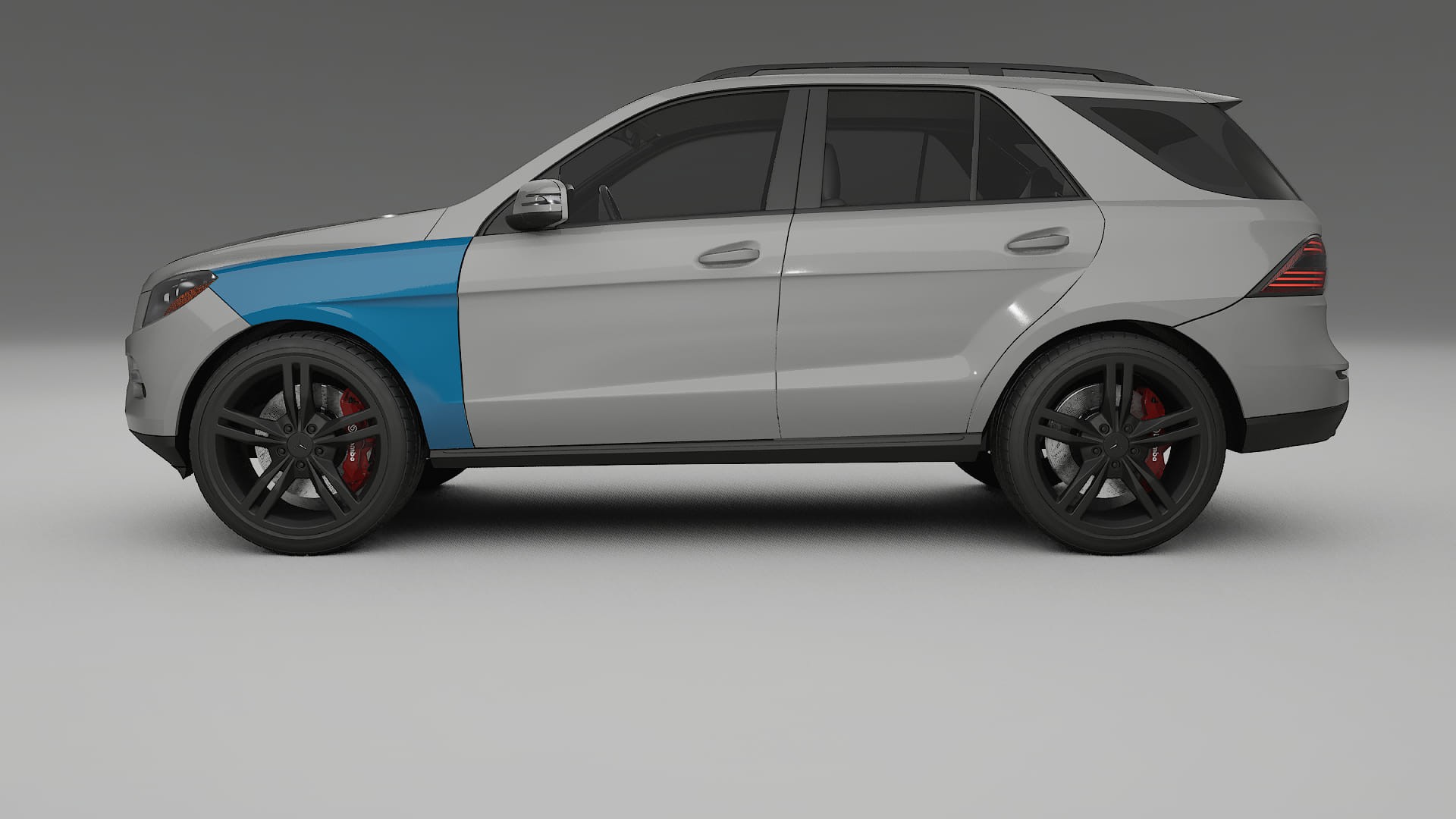 Mercedes M-class W166 Lackschutzfolie | CrystalGuard Transparente PPF Komplett-Vorgeschnittener Kit