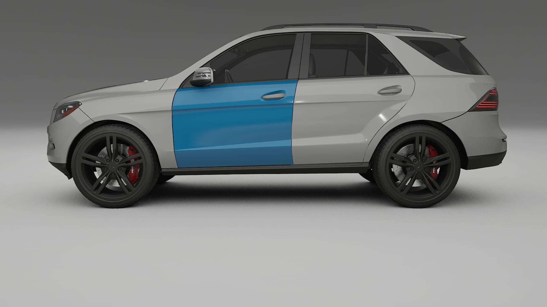 Mercedes M-class W166 Lackschutzfolie | CrystalGuard Transparente PPF Komplett-Vorgeschnittener Kit