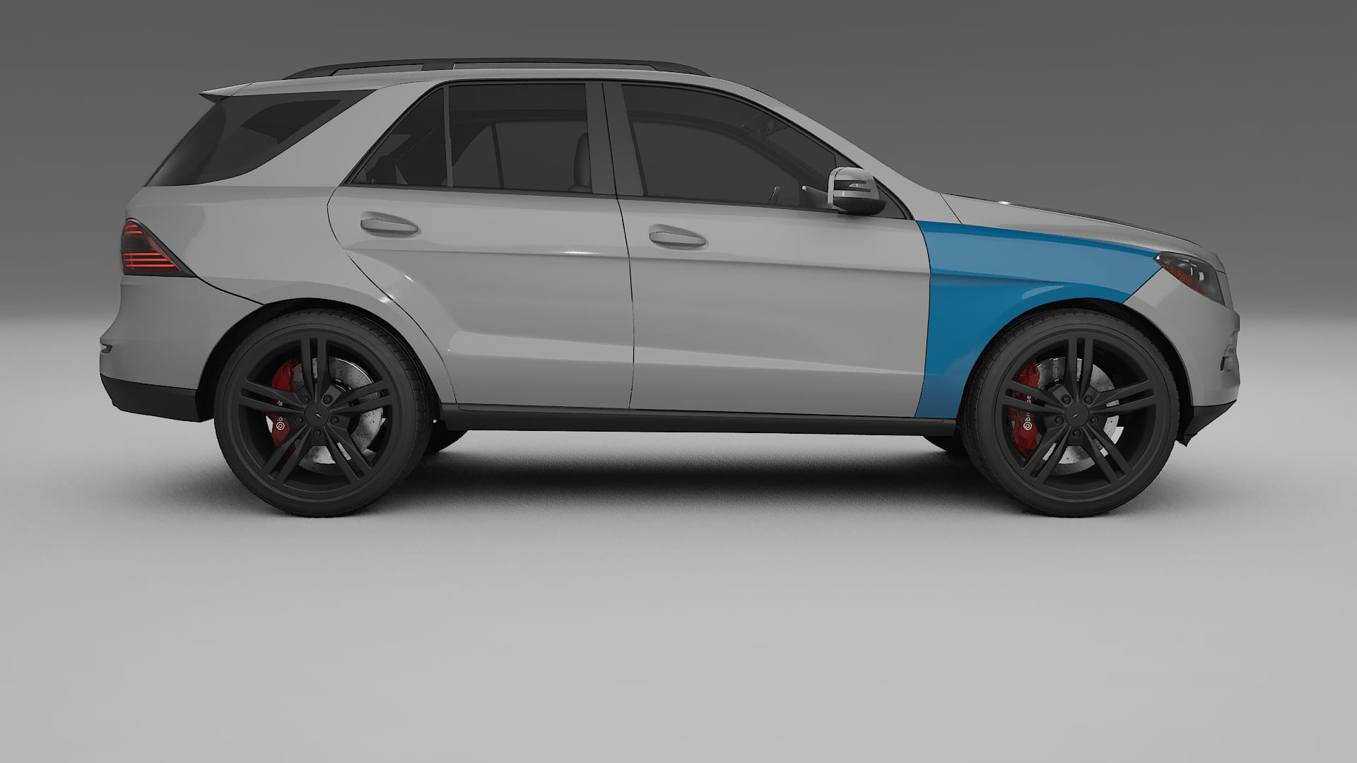 Mercedes M-class W166 Lackschutzfolie | CrystalGuard Transparente PPF Komplett-Vorgeschnittener Kit