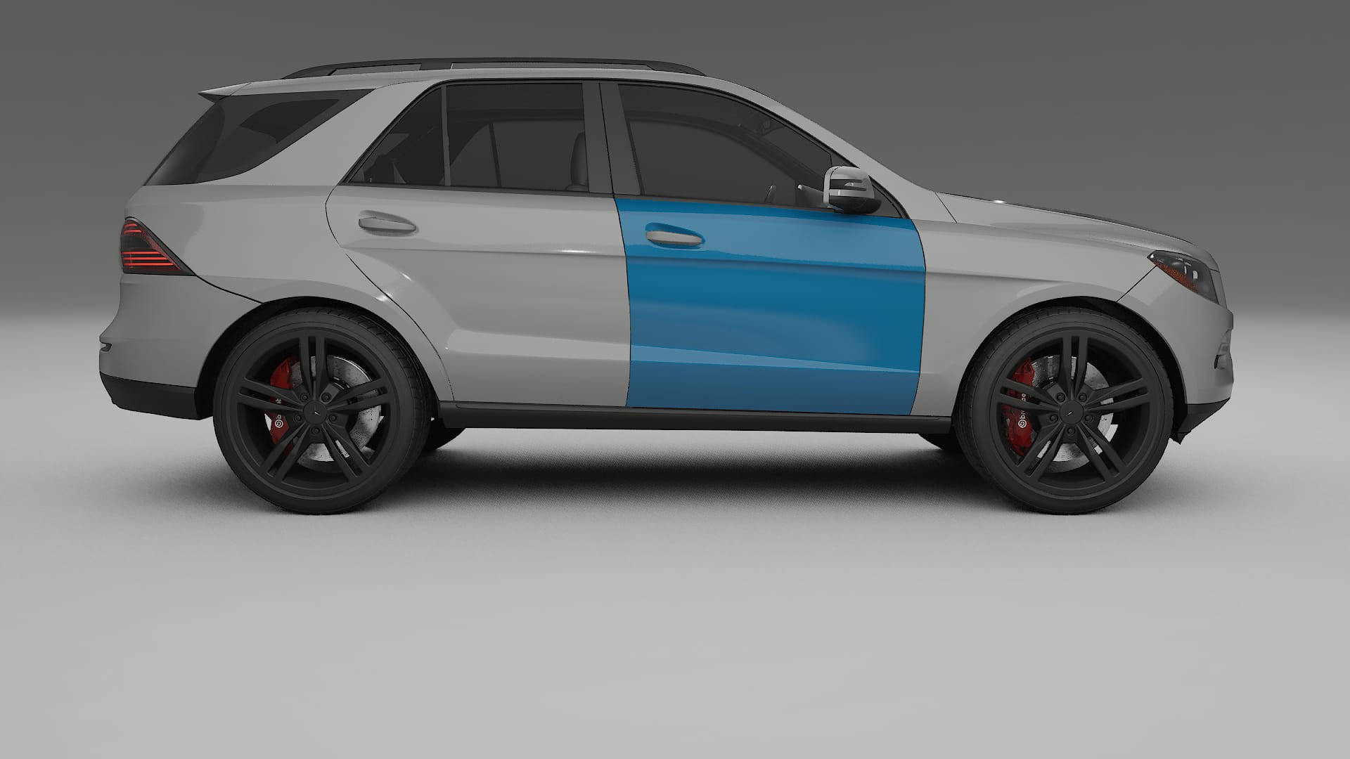 Mercedes M-class W166 Lackschutzfolie | CrystalGuard Transparente PPF Komplett-Vorgeschnittener Kit