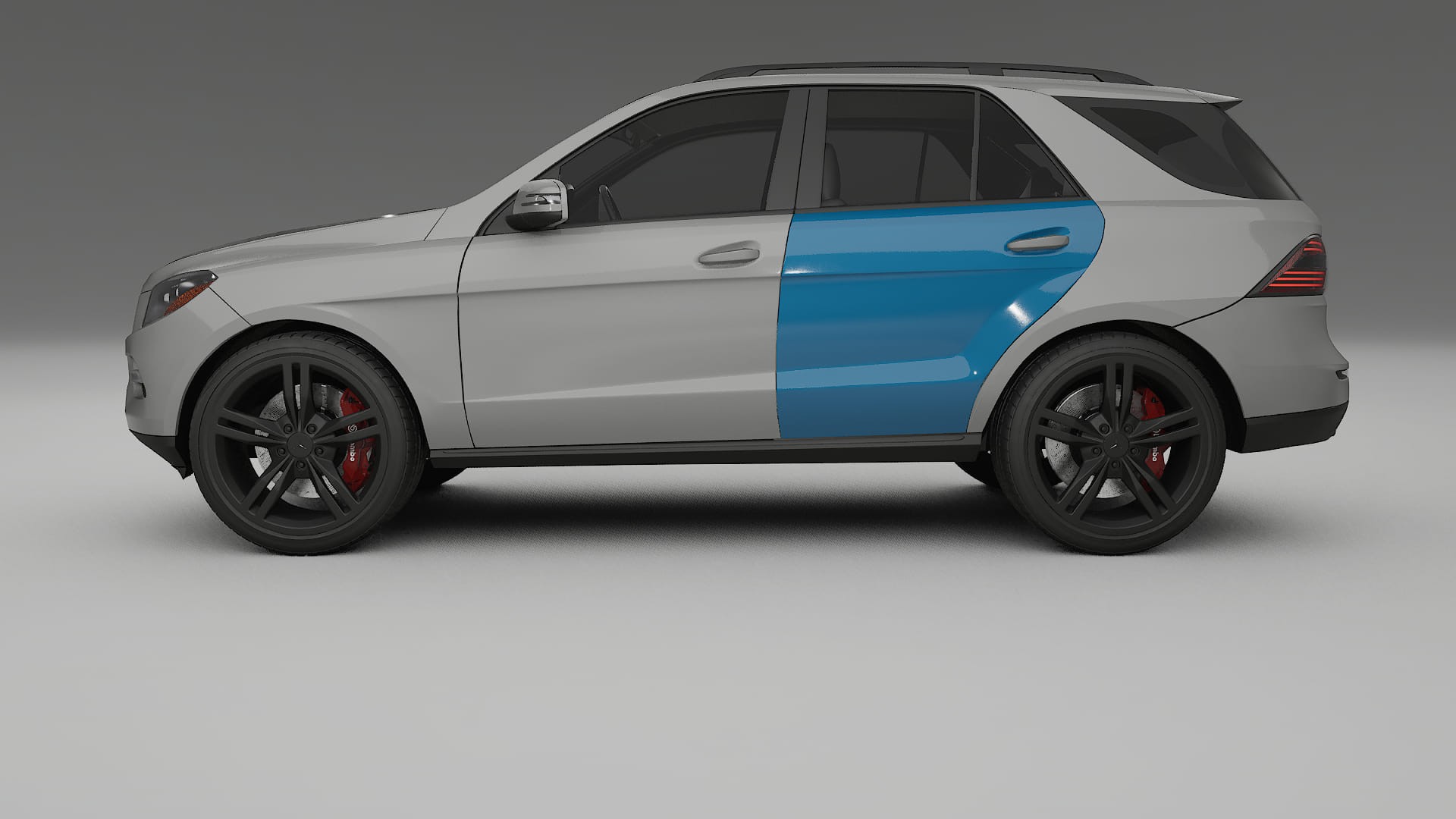 Mercedes M-class W166 Lackschutzfolie | CrystalGuard Transparente PPF Komplett-Vorgeschnittener Kit