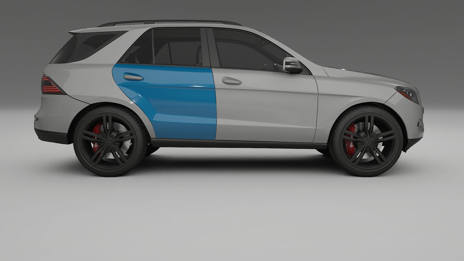 Mercedes M-class W166 Lackschutzfolie | CrystalGuard Transparente PPF Komplett-Vorgeschnittener Kit