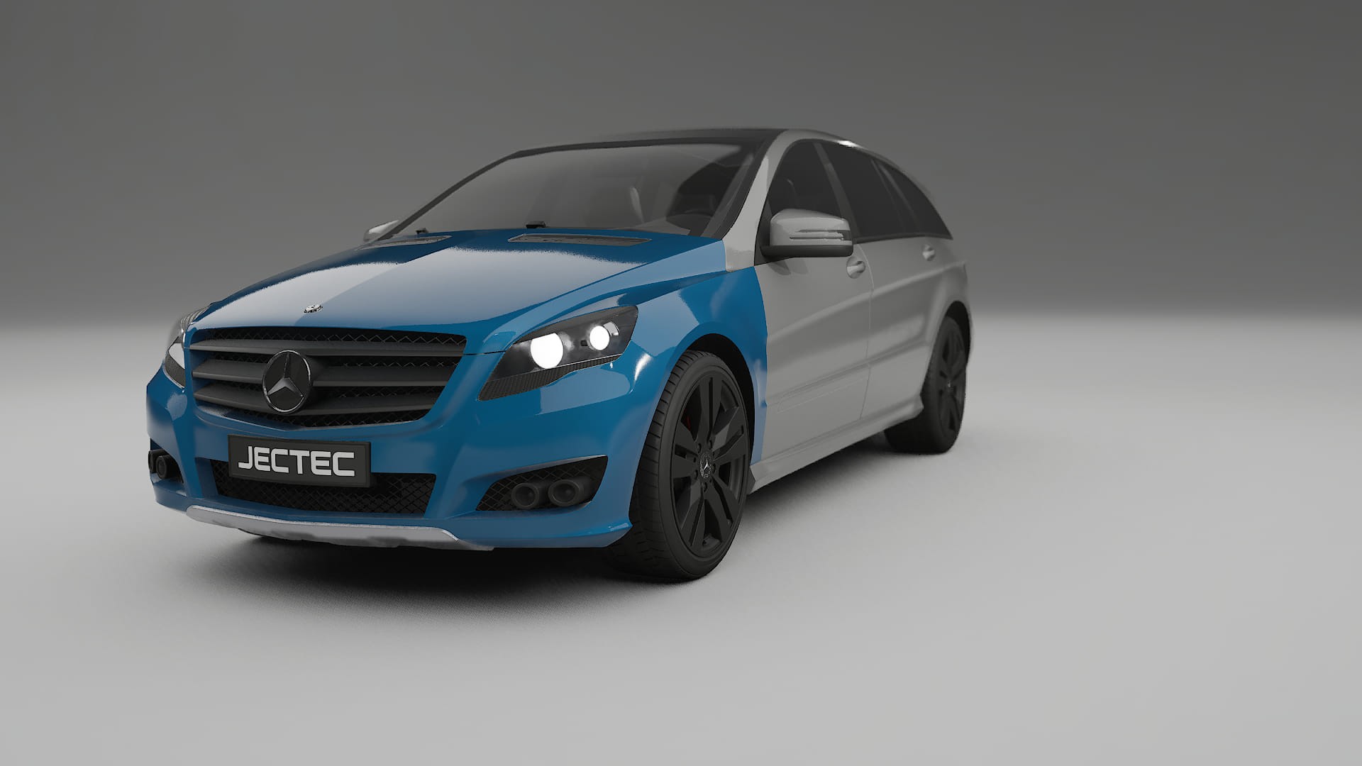 Mercedes R-class W251 facelift Lackschutzfolie | CrystalGuard Transparente PPF Komplett-Vorgeschnittener Kit 2