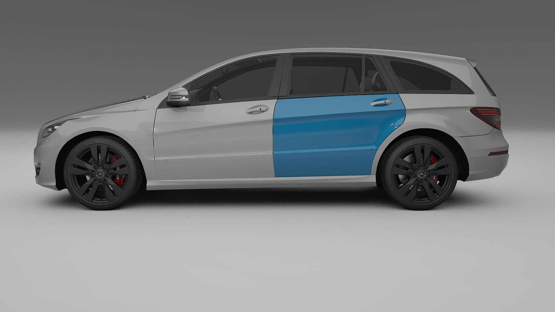 Mercedes R-class W251 facelift Lackschutzfolie | CrystalGuard Transparente PPF Komplett-Vorgeschnittener Kit